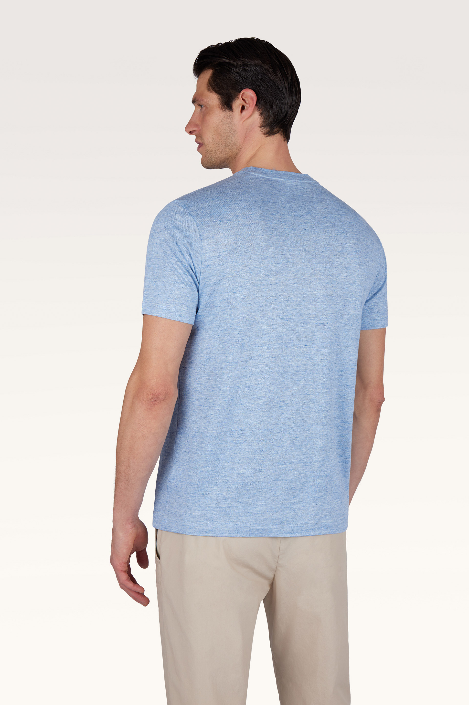 Camiseta de jersey de lino puro image number 2