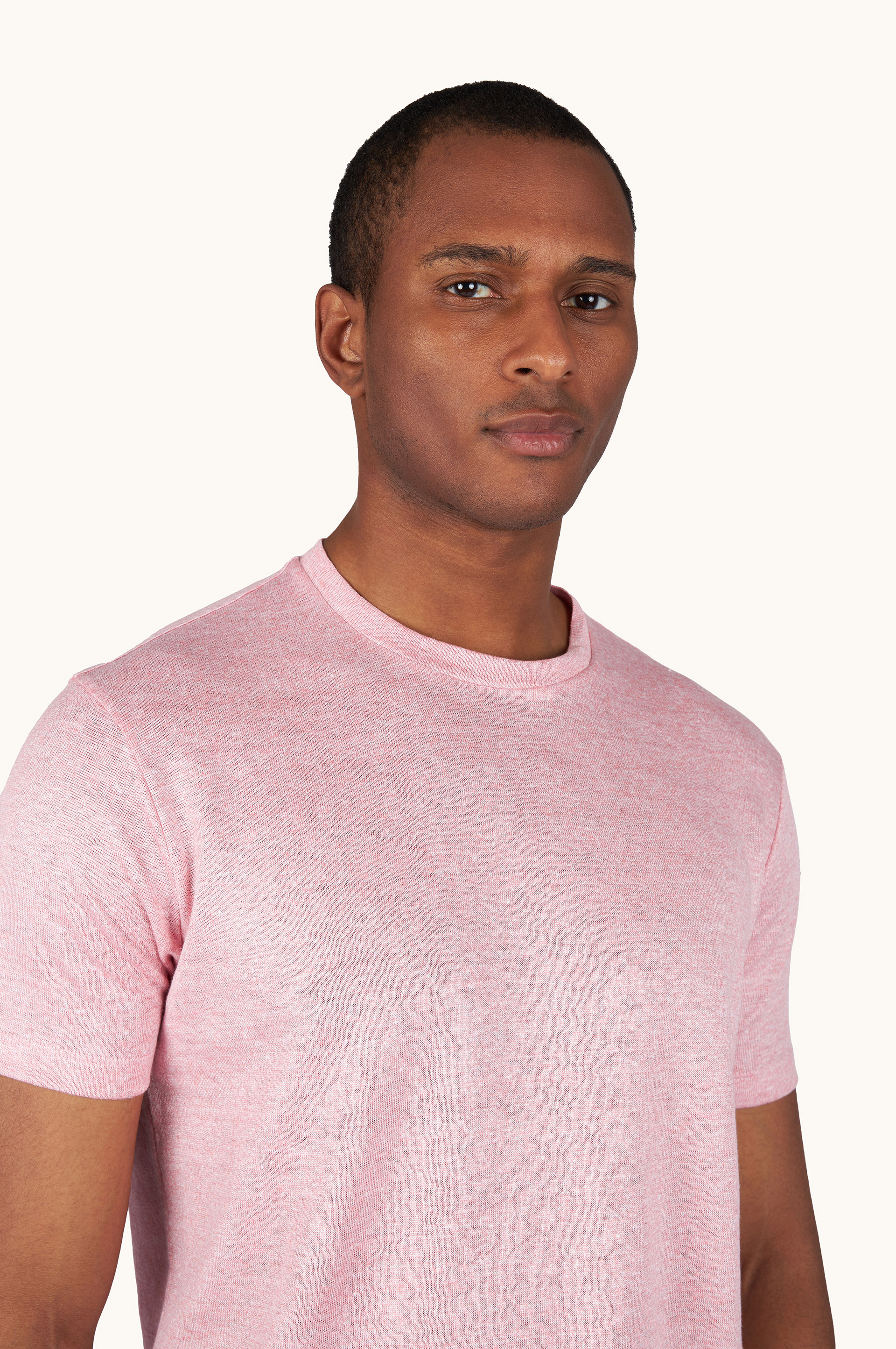 Camiseta de jersey de lino puro image number 4