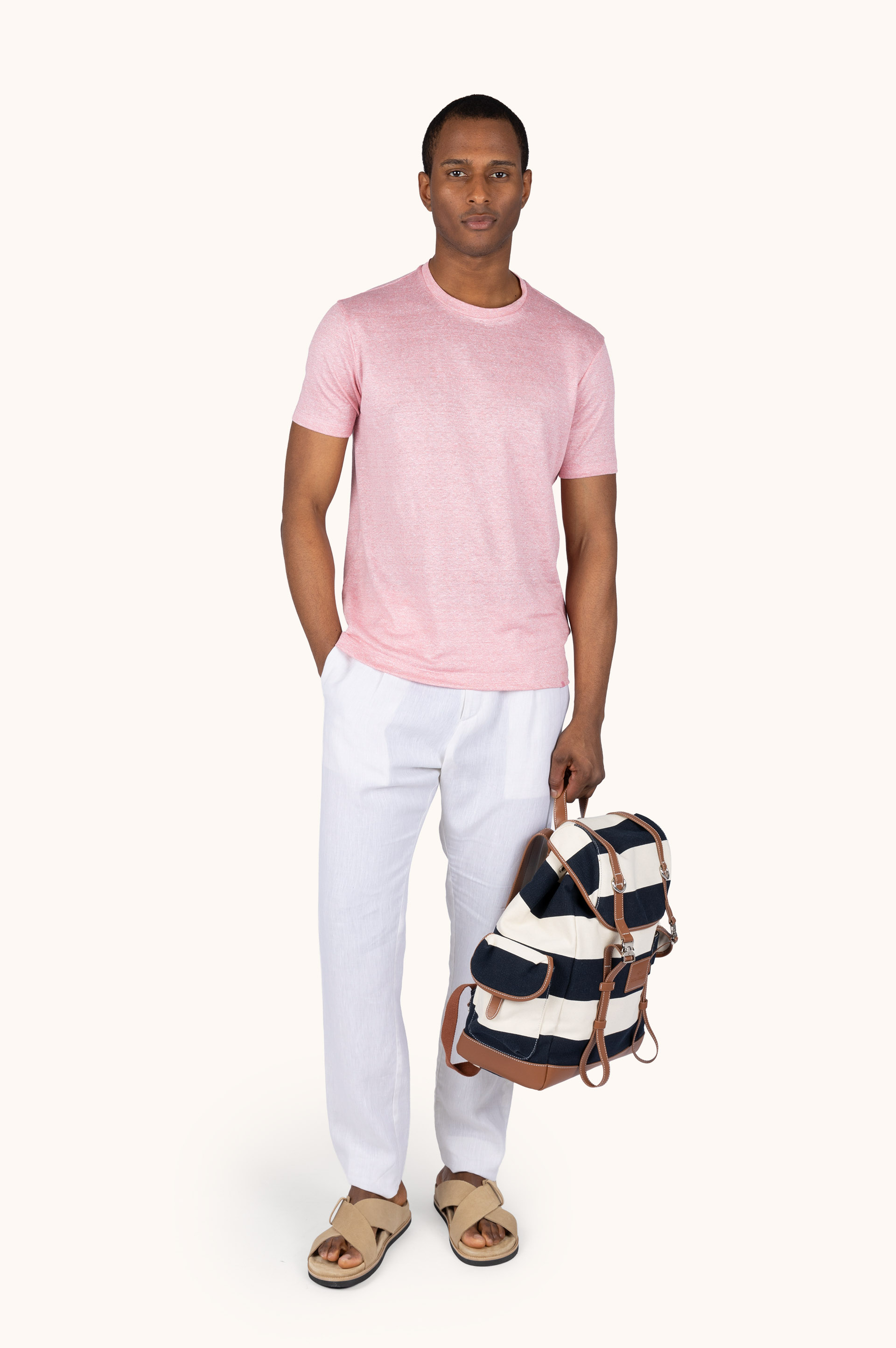 Camiseta de jersey de lino puro image number 2