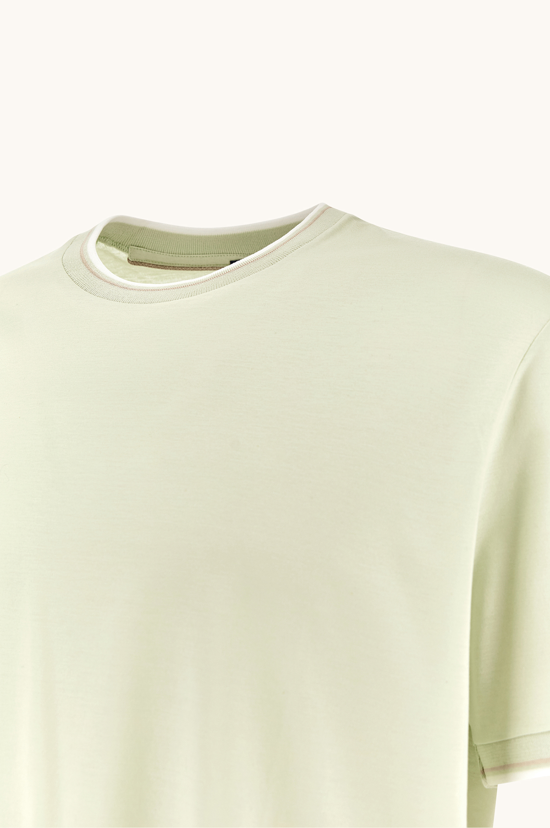 T-Shirt en jersey de coton double merceris&eacute; image number 6