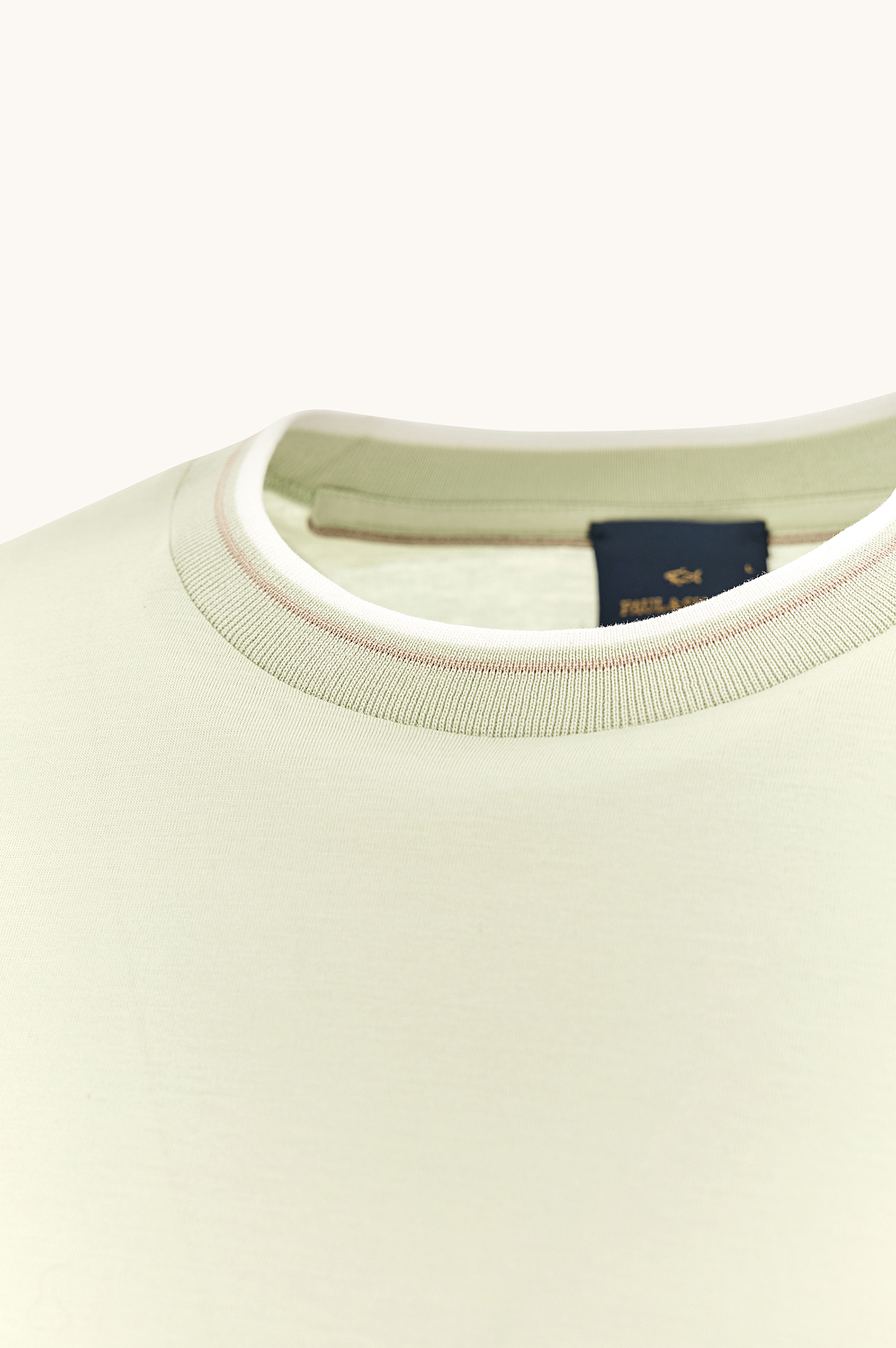 T-Shirt en jersey de coton double merceris&eacute; image number 8