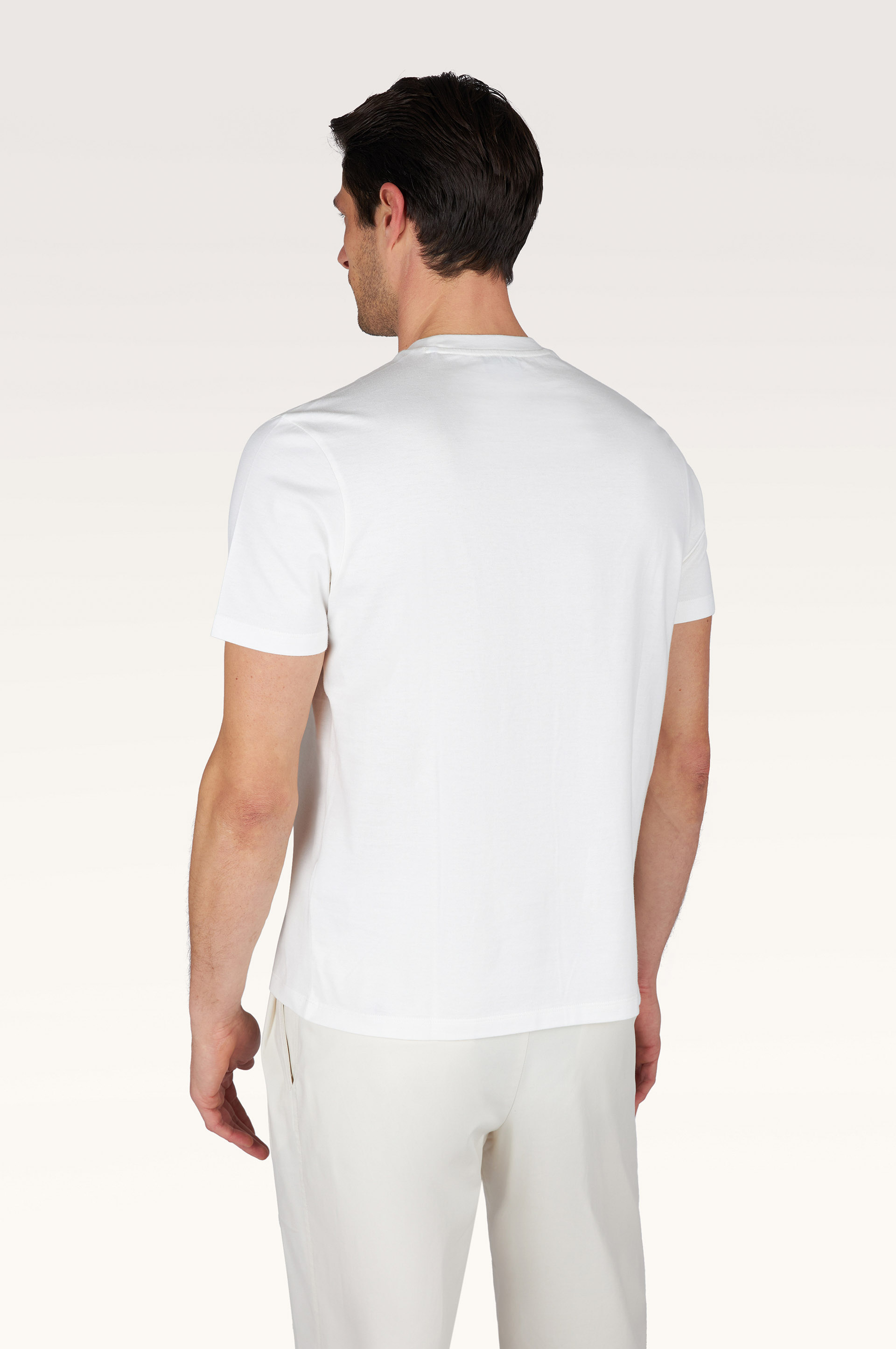 Lightweight cotton jersey T-shirt with print image number 2