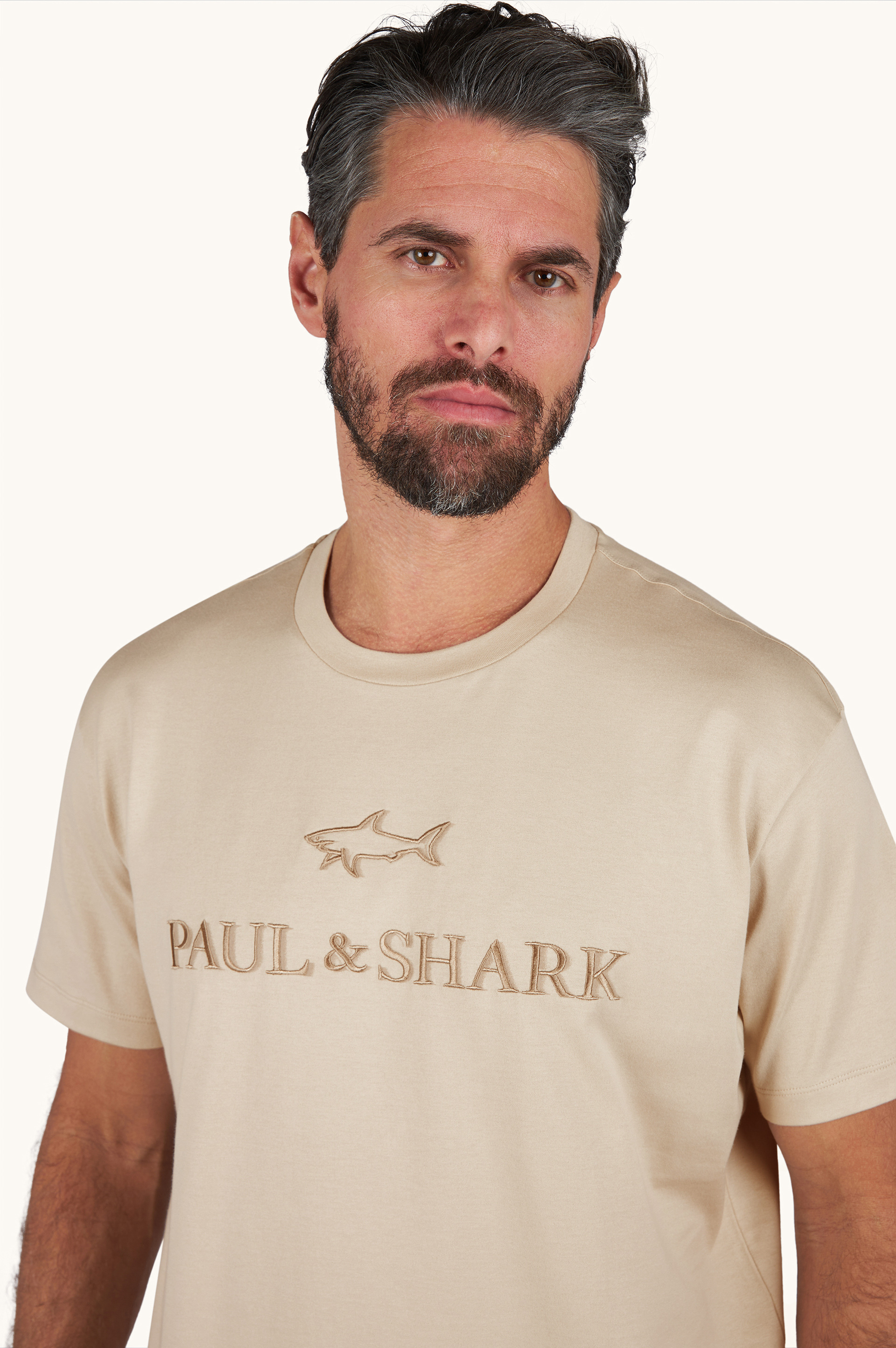 Lightweight cotton jersey T-shirt with print image number 4