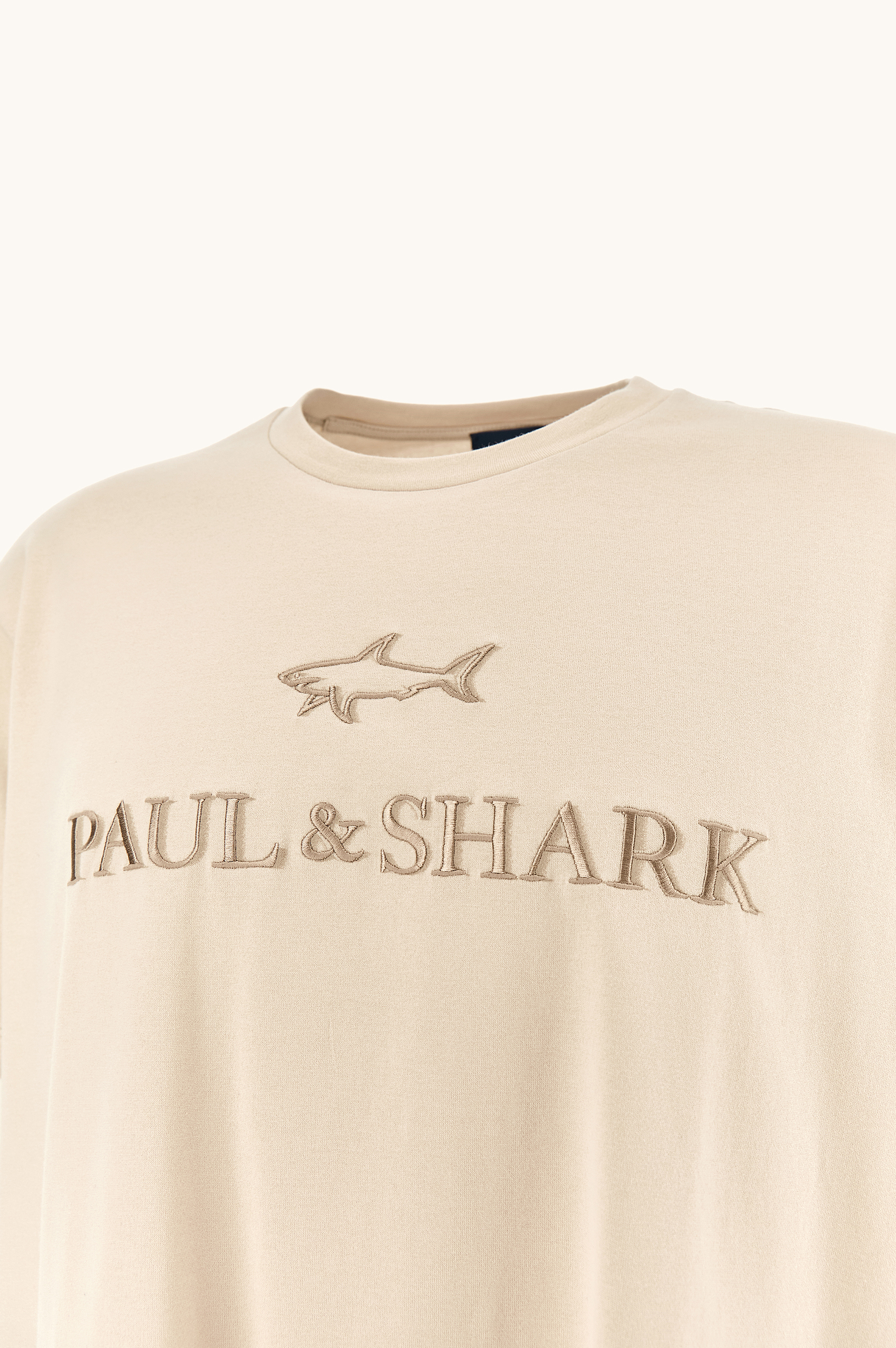 Lightweight cotton jersey T-shirt with print image number 5