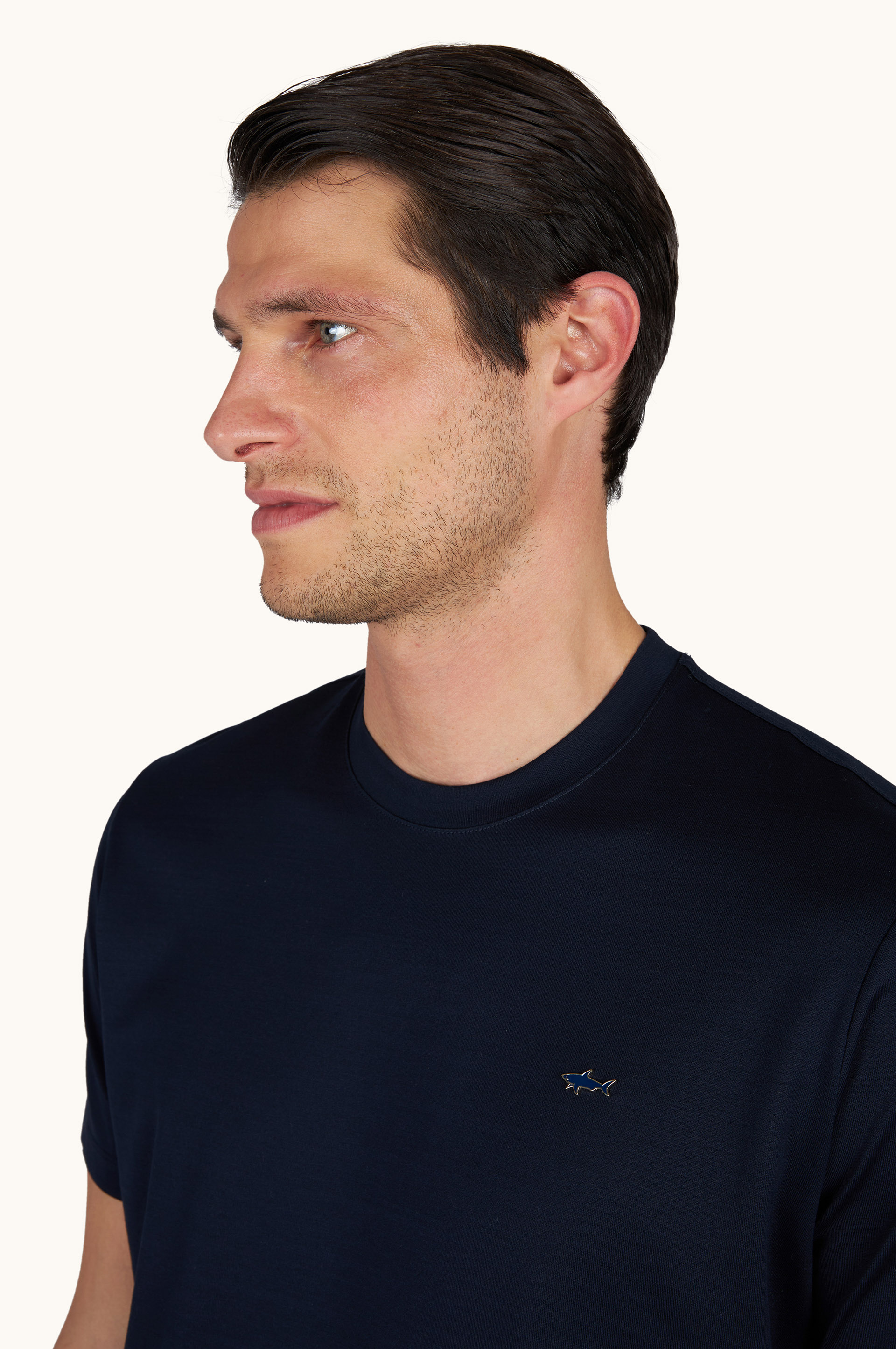 T-shirt in jersey di cotone Double Mercerised image number 3