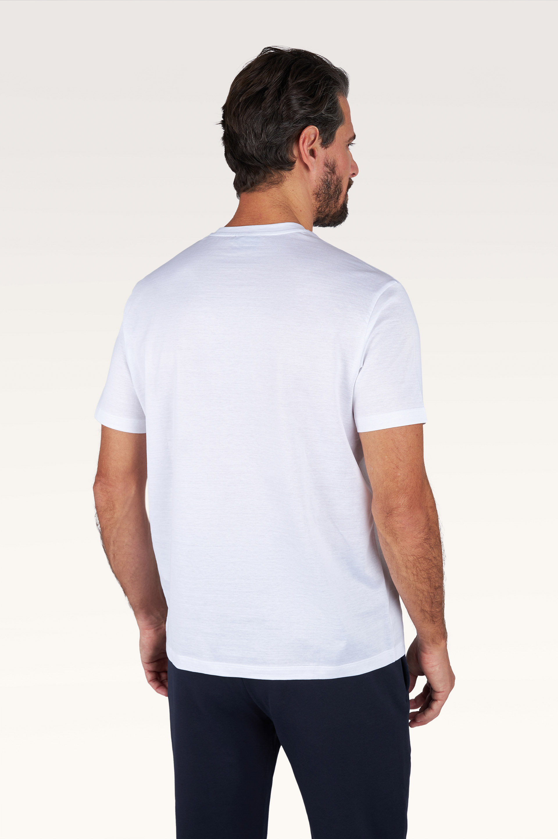 Camiseta de jersey de algod&oacute;n doble mercerizado con bordado de logo image number 3