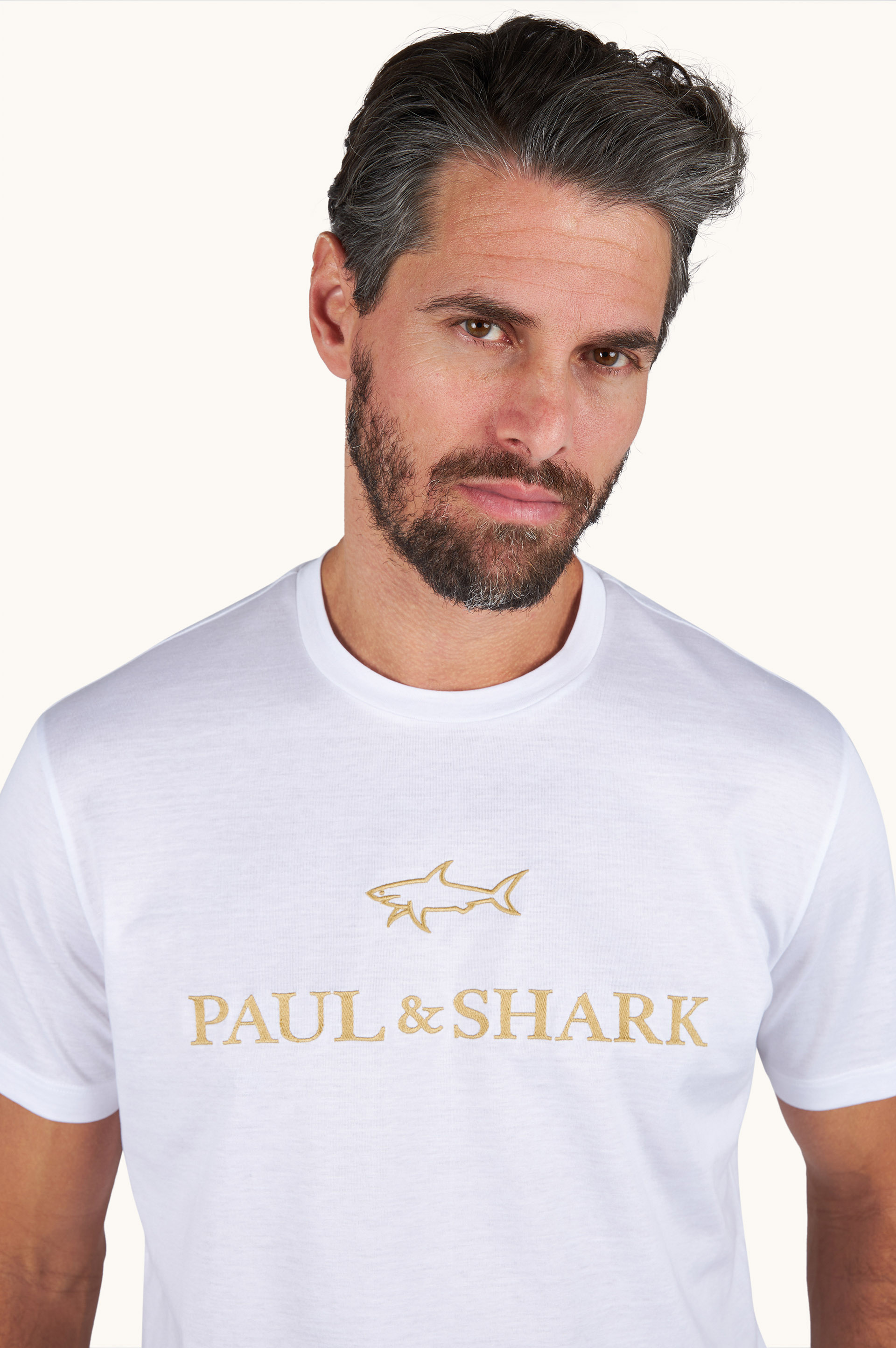 Camiseta de jersey de algod&oacute;n doble mercerizado con bordado de logo image number 4