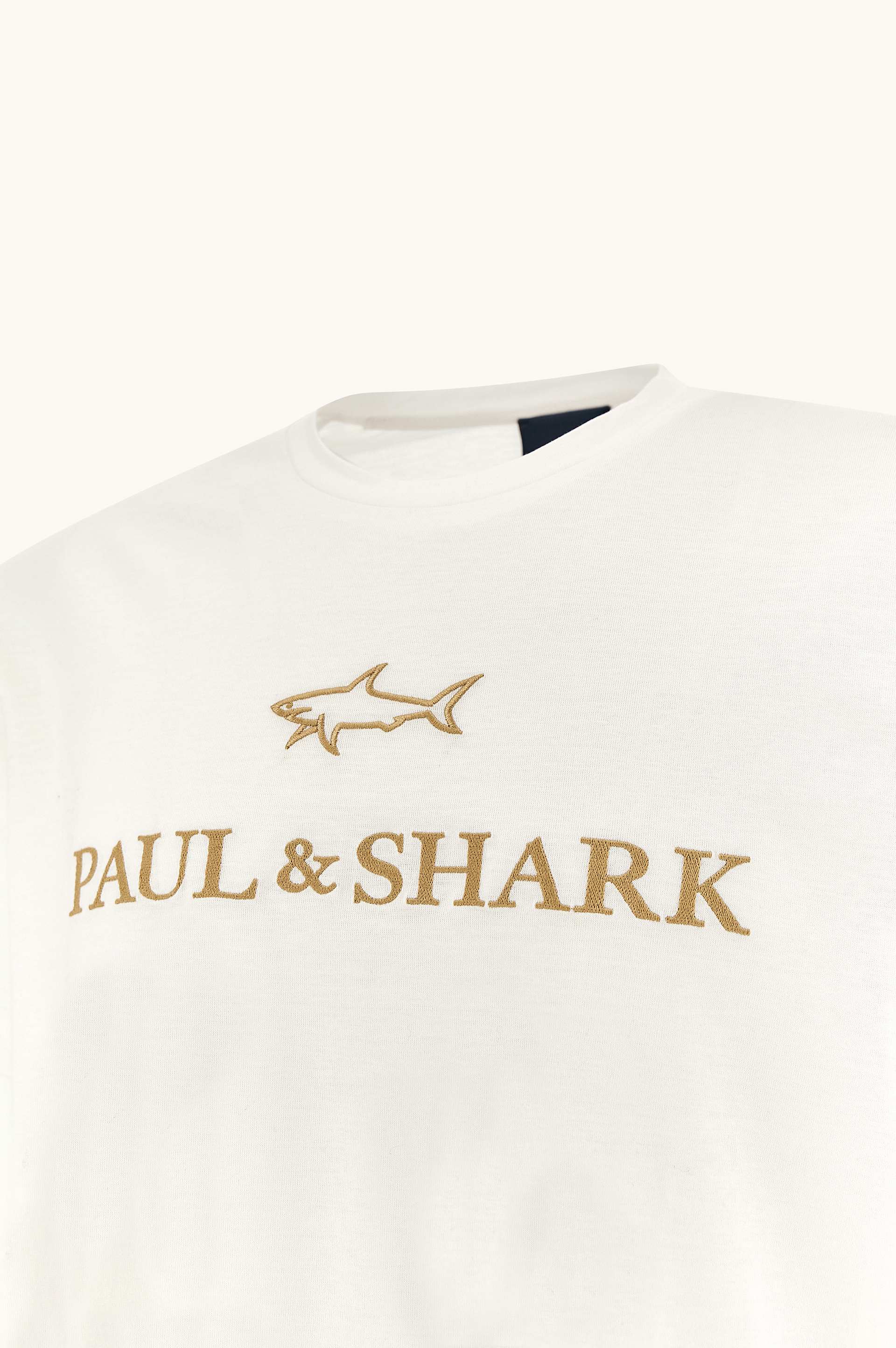 Camiseta de jersey de algod&oacute;n doble mercerizado con bordado de logo image number 5