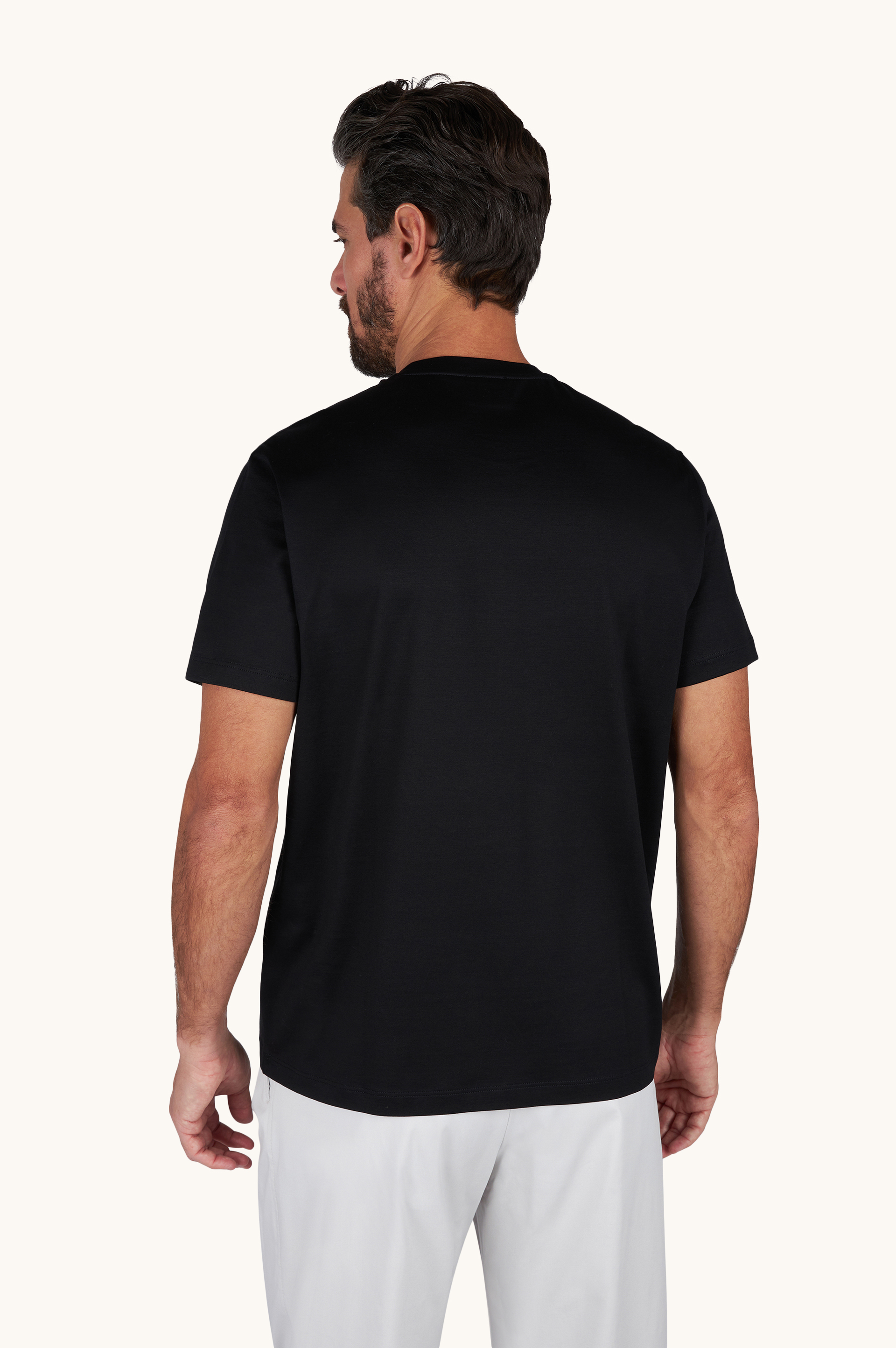 Camiseta de jersey de algod&oacute;n doble mercerizado con bordado de logo image number 3