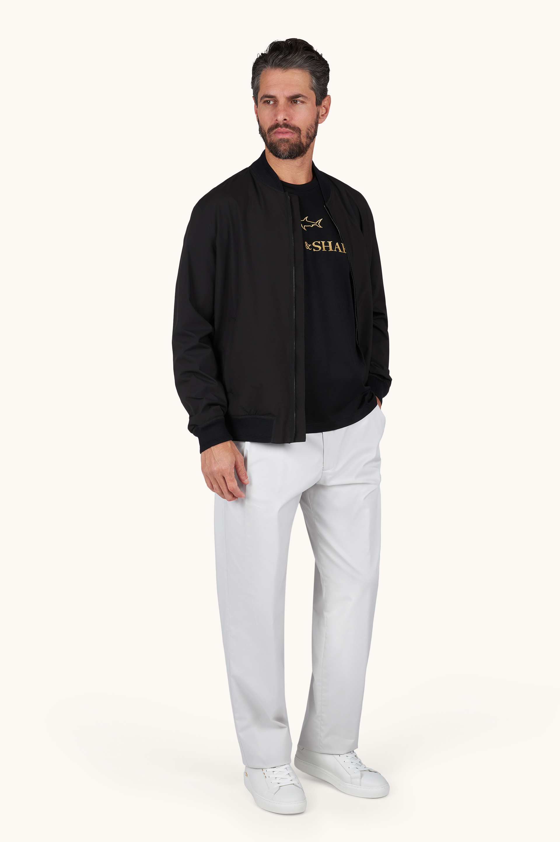 Camiseta de jersey de algod&oacute;n doble mercerizado con bordado de logo image number 2