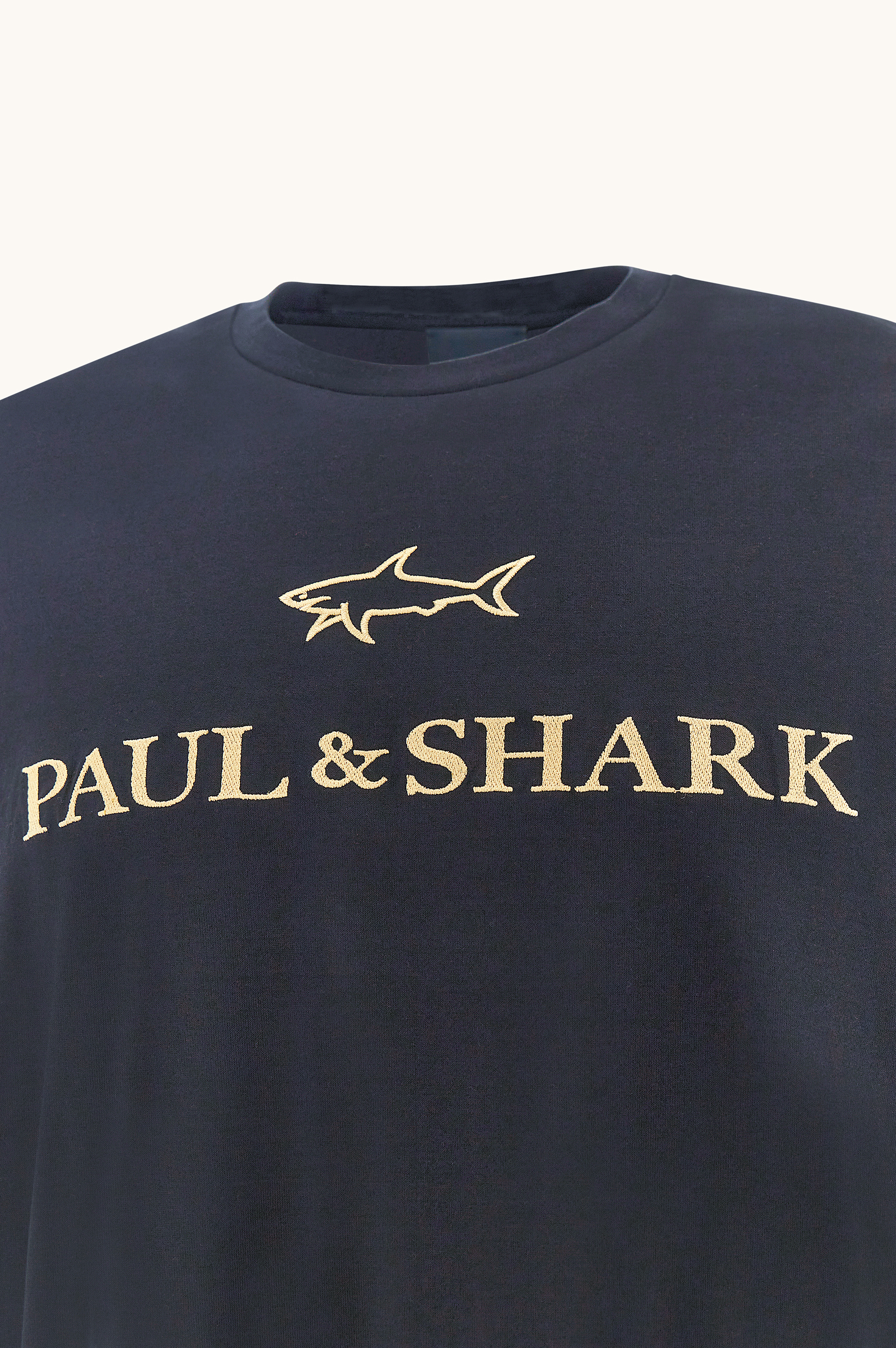 Double mercerised cotton jersey T-Shirt with embroidered logo image number 5