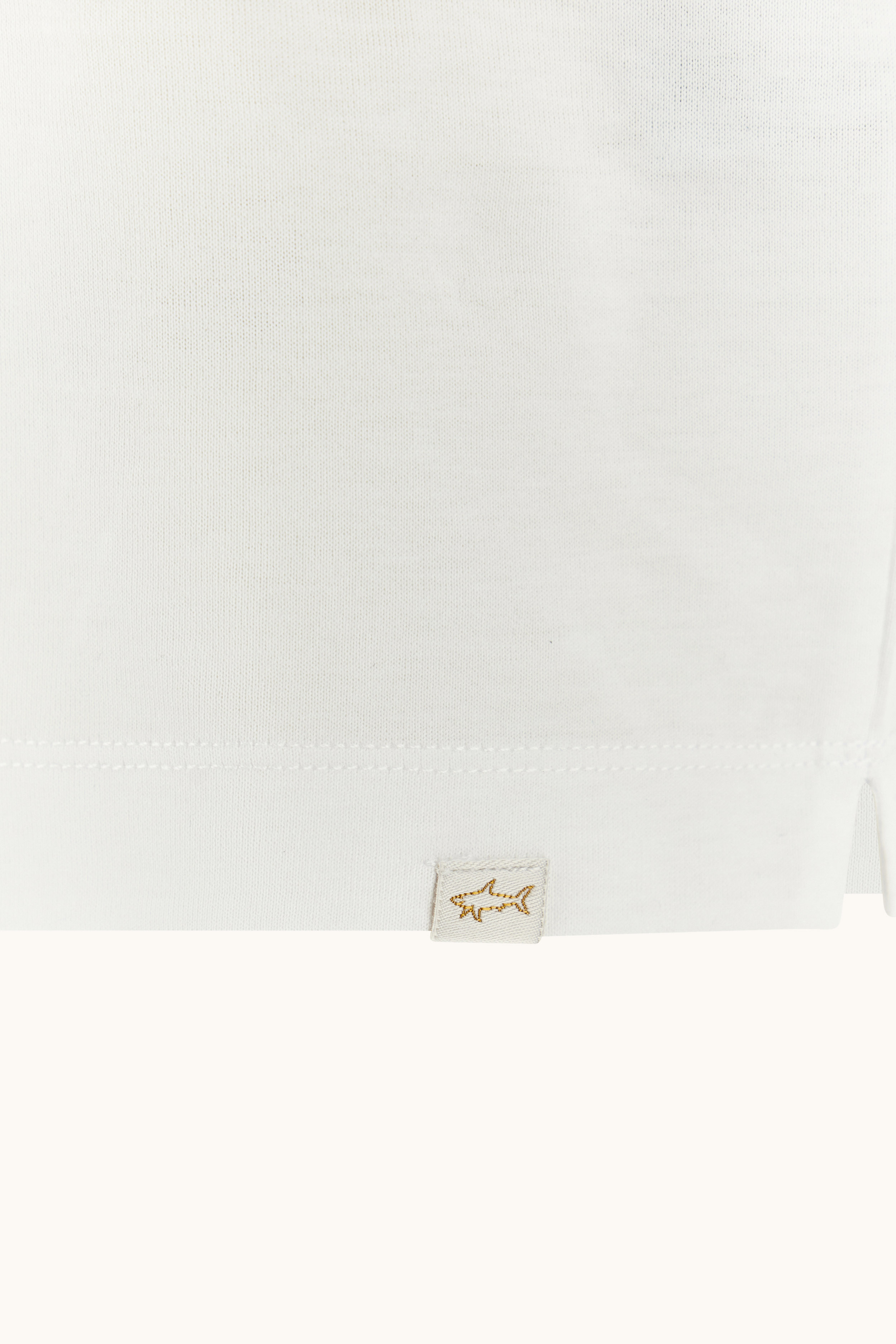 Bi-color double mercerised cotton jersey T-shirt image number 6