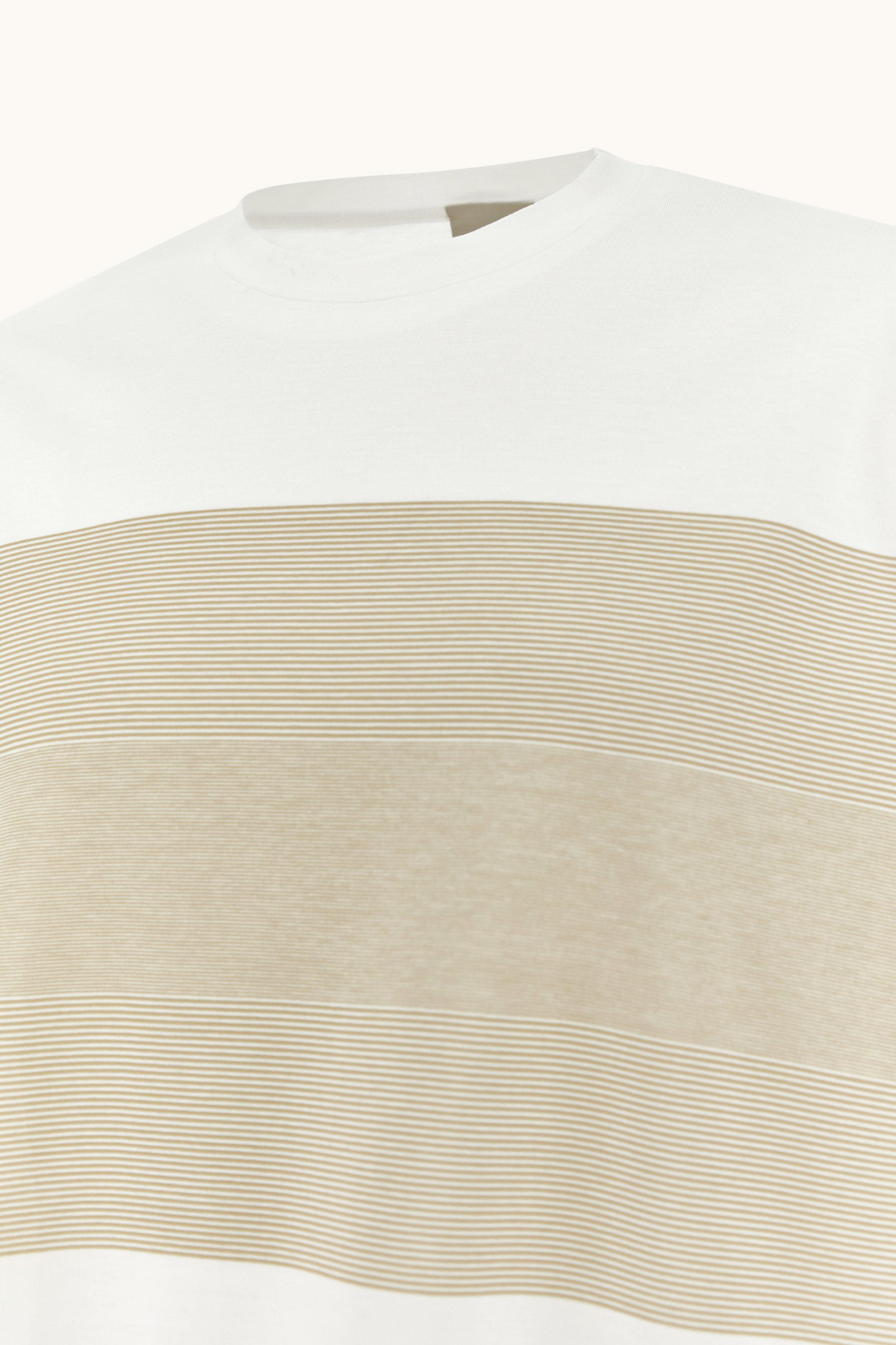 Bi color double mercerised cotton jersey T-Shirt image number 6