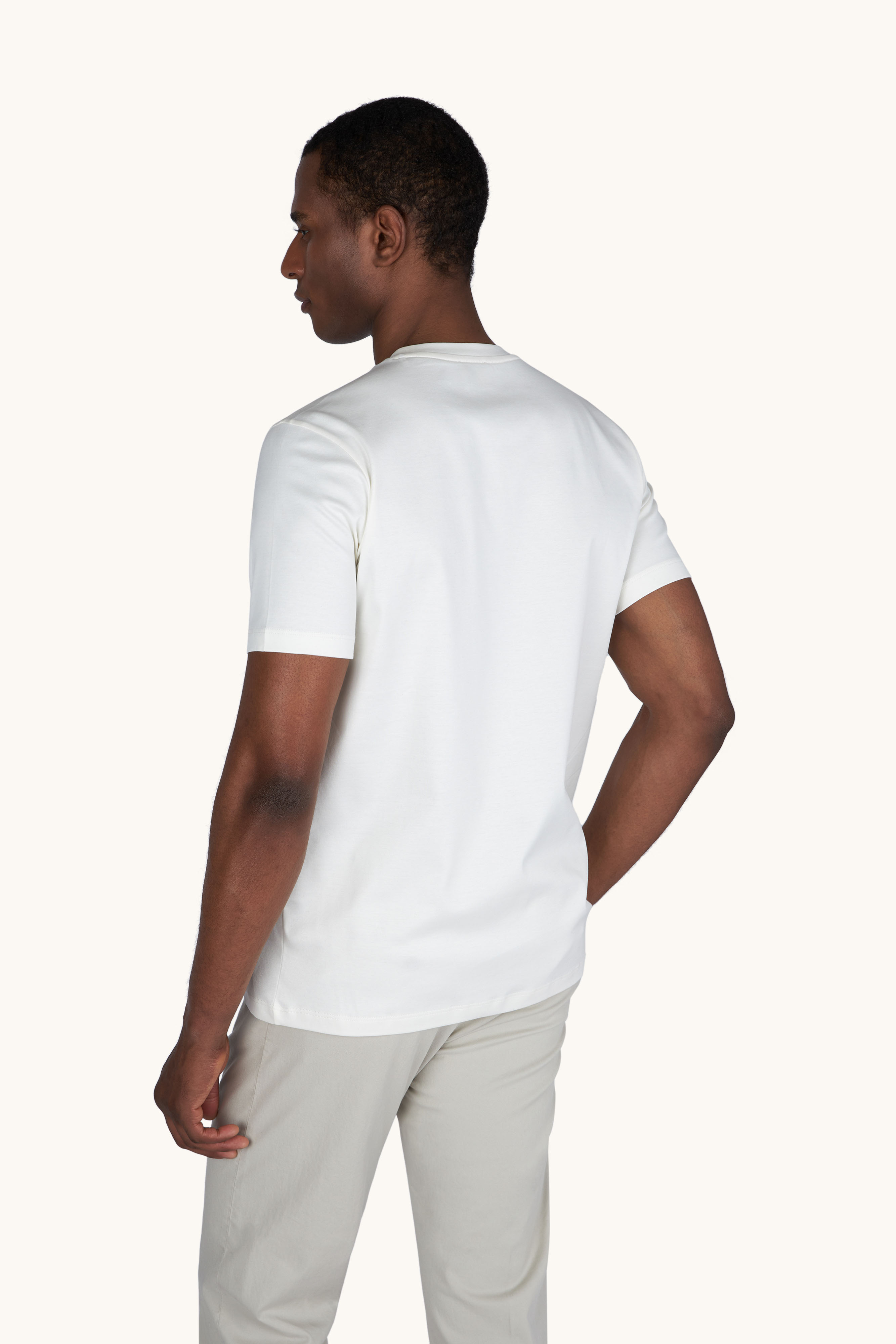 T-shirt en coton Aqua touch avec logo brod&eacute; image number 3