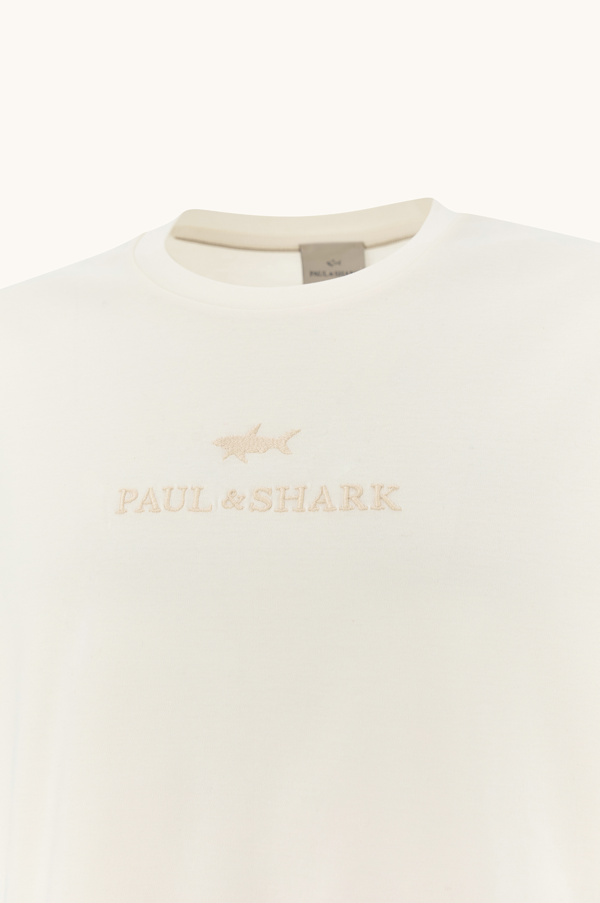 T-shirt en coton Aqua touch avec logo brod&eacute; image number 5