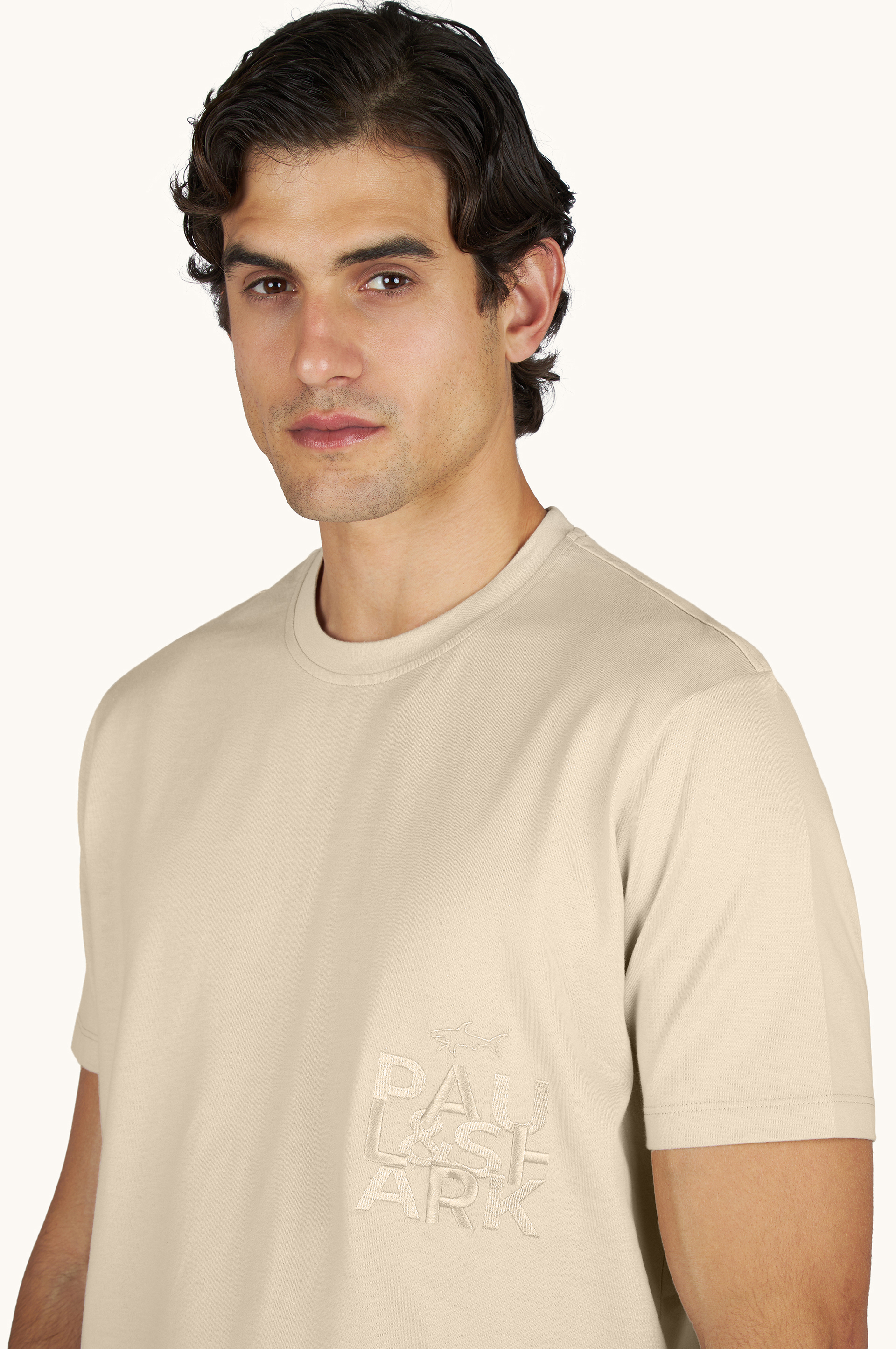 T-Shirt en jersey de coton avec broderie image number 4