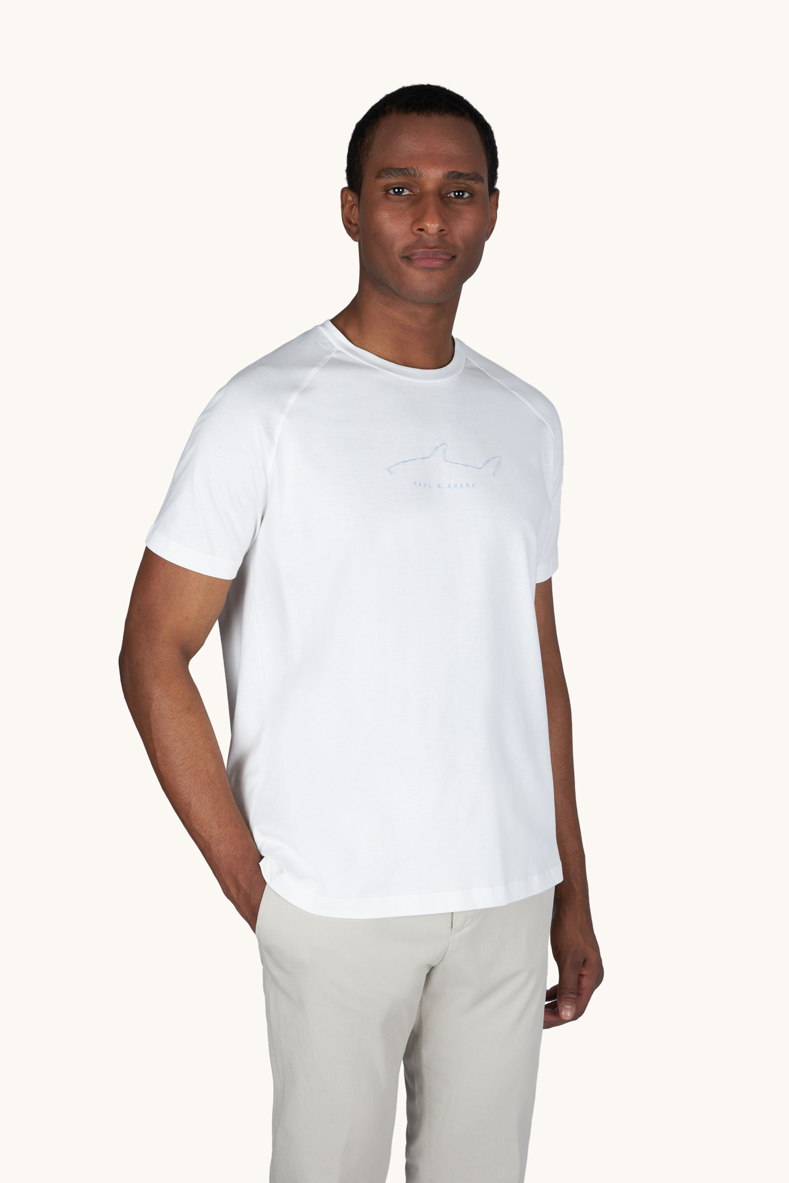 Camiseta de jersey de algod&oacute;n con bordados image number 0