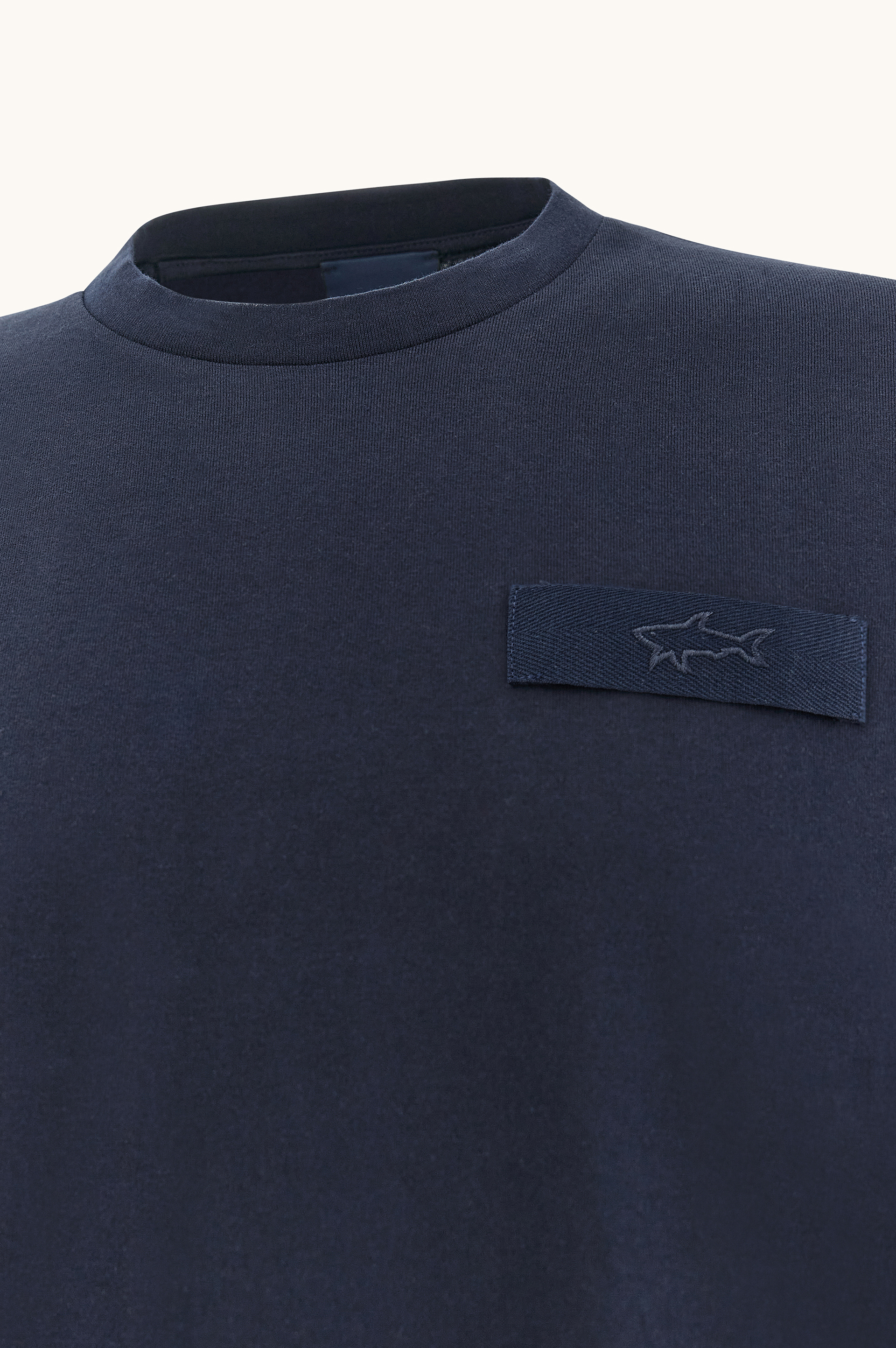 结构感棉针织 T 恤 image number 5