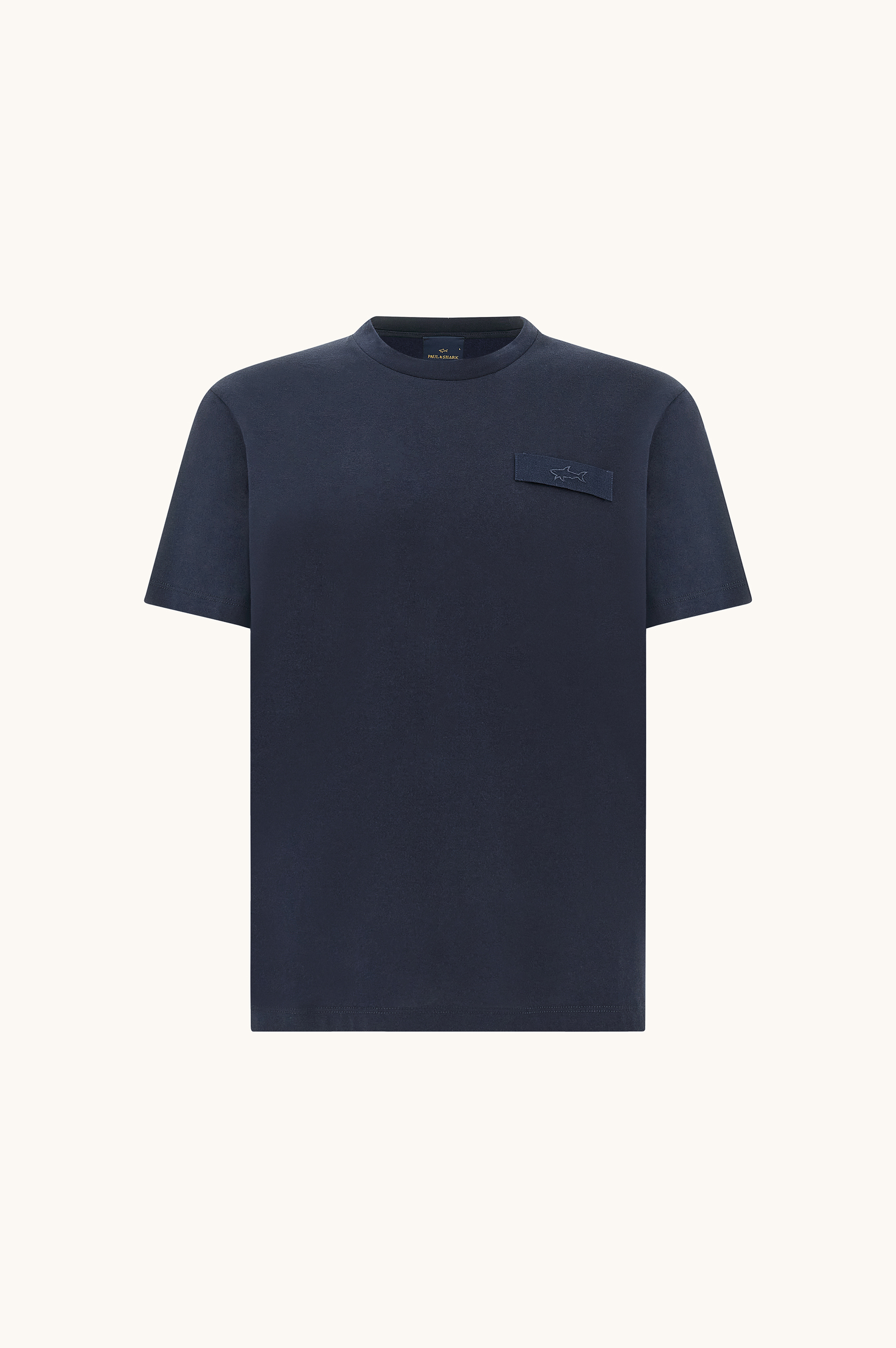 结构感棉针织 T 恤 image number 1