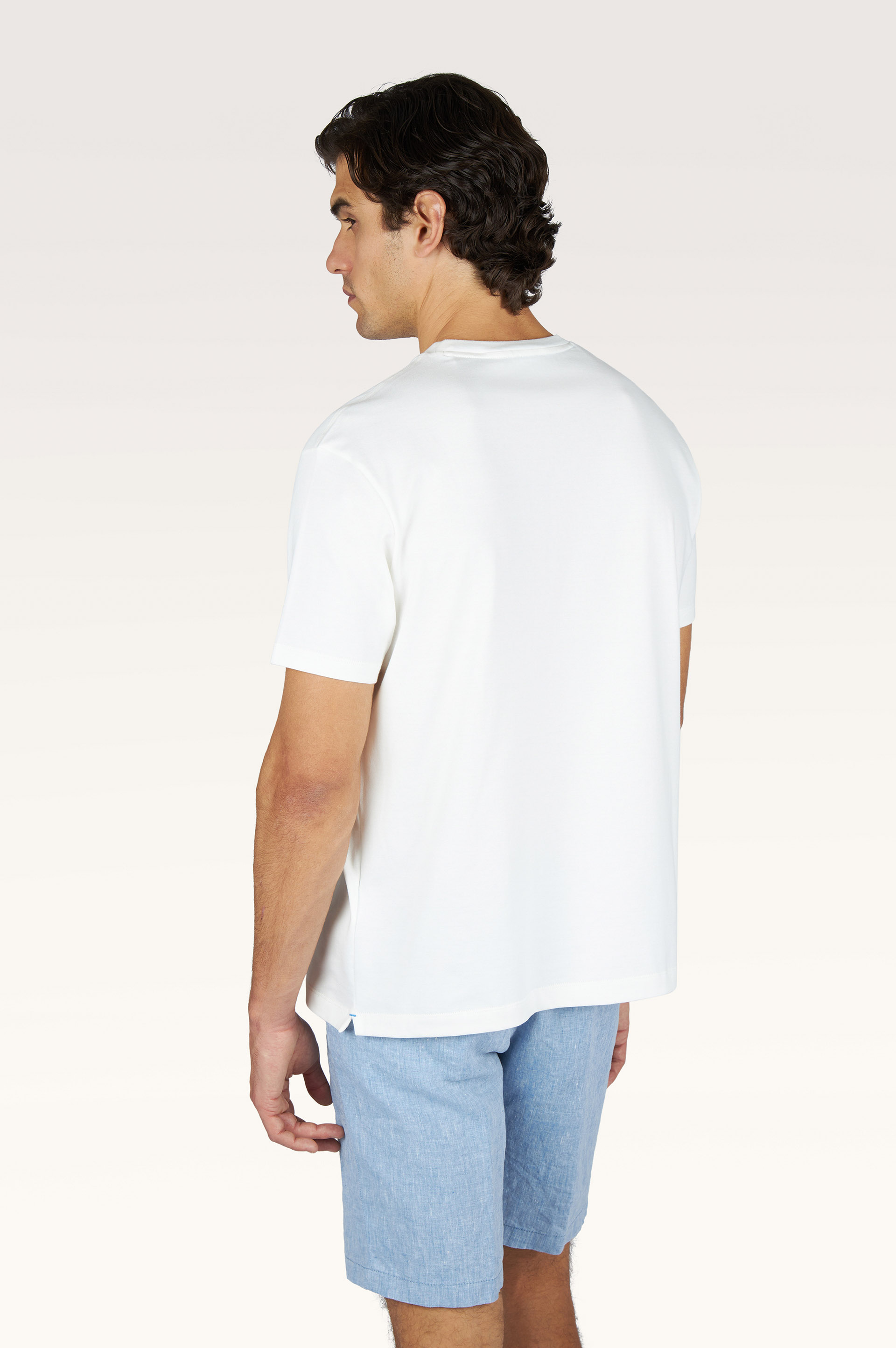 Camiseta de jersey de algod&oacute;n con estampado Mikonos Real Estate image number 3