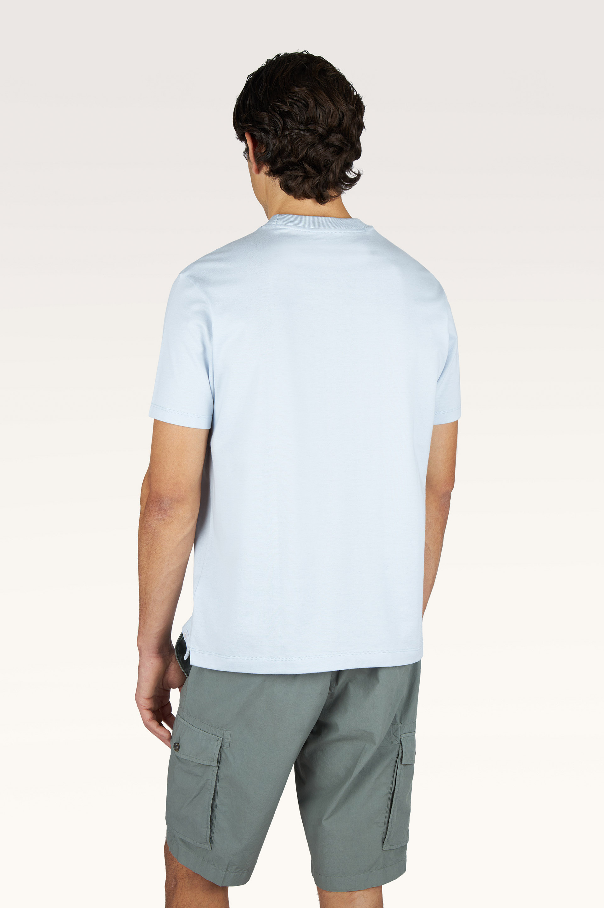 Camiseta de jersey de algod&oacute;n estructurado con estampado gr&aacute;fico image number 2