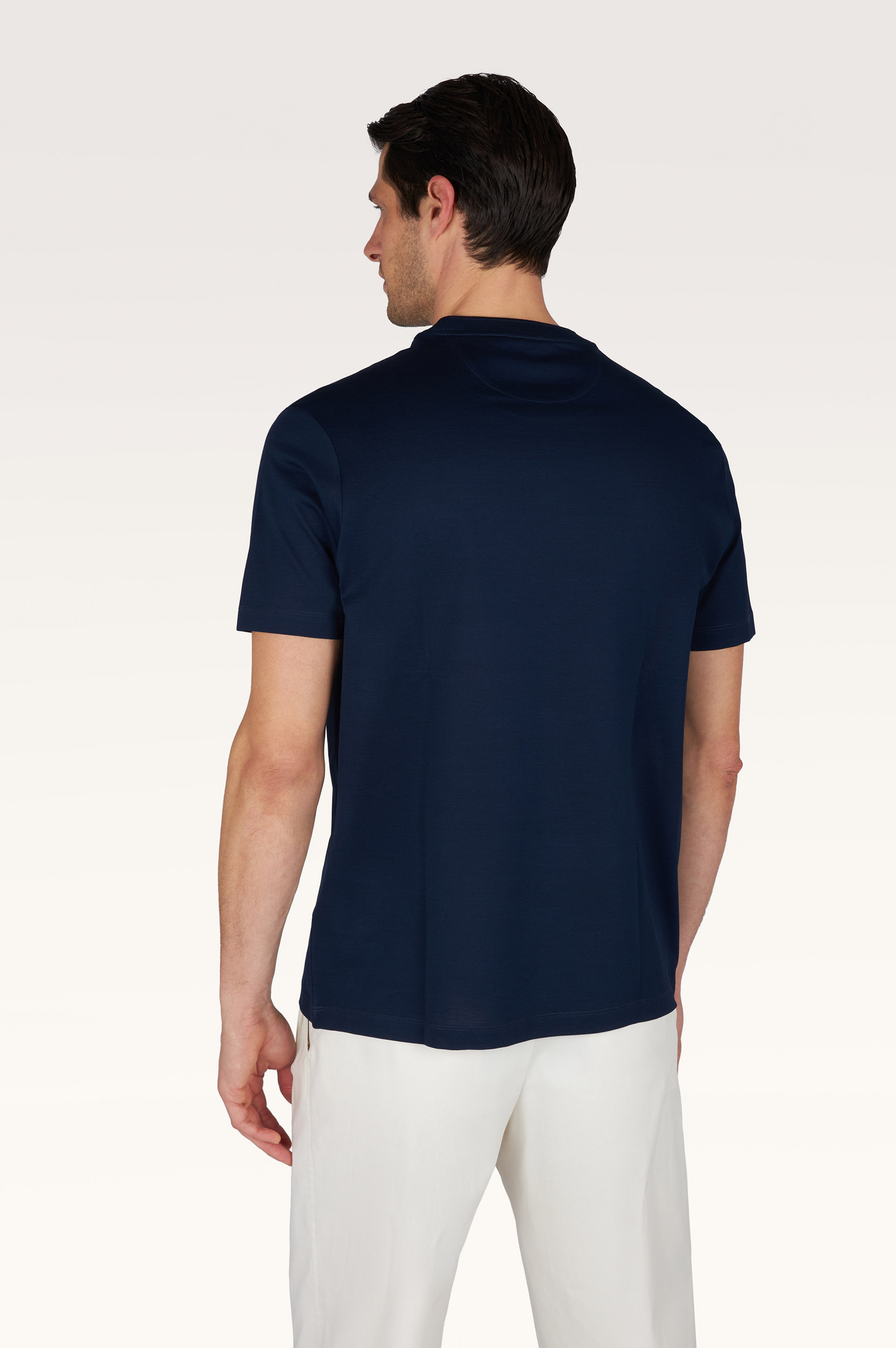 Fine piqu&eacute; cotton T-shirt image number 2