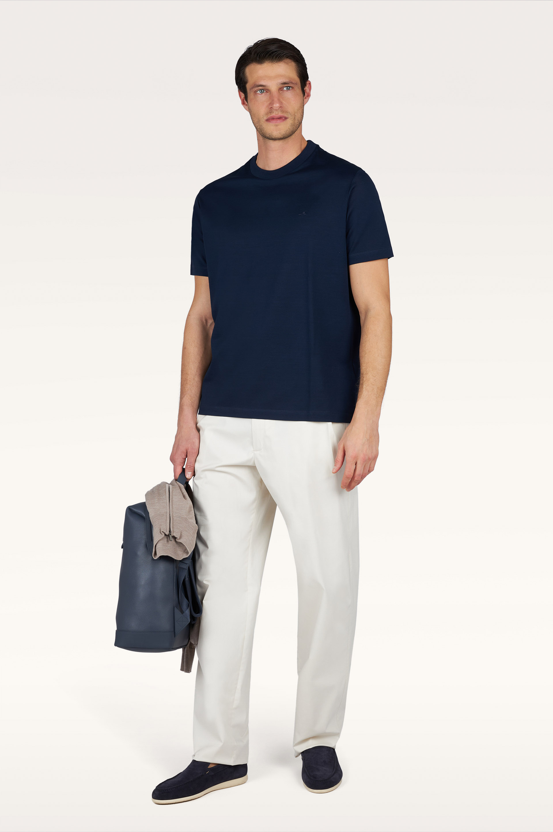 Fine piqu&eacute; cotton T-shirt image number 1