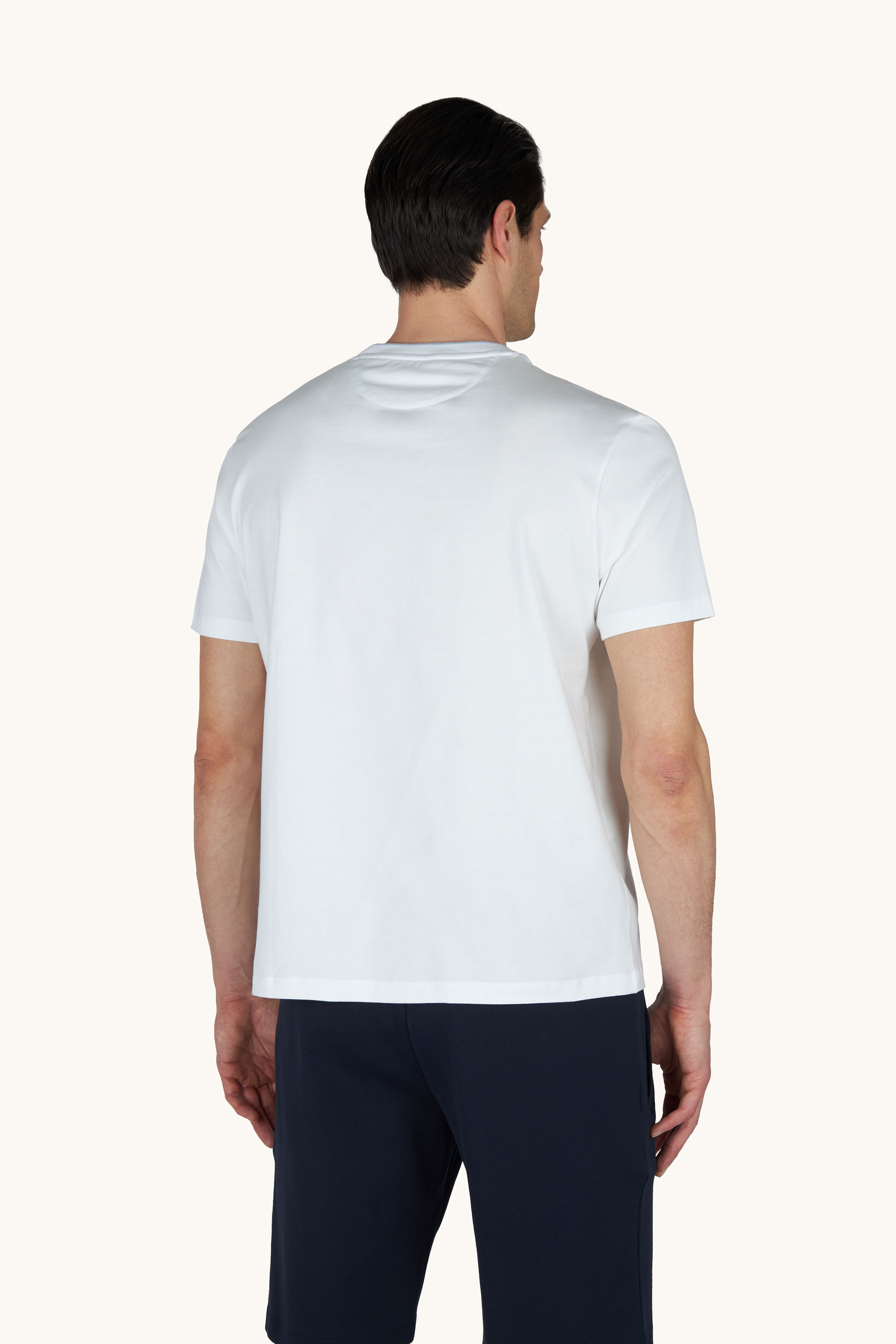 تي شيرت من جيرسي قطن مع طبعة شارك image number 2