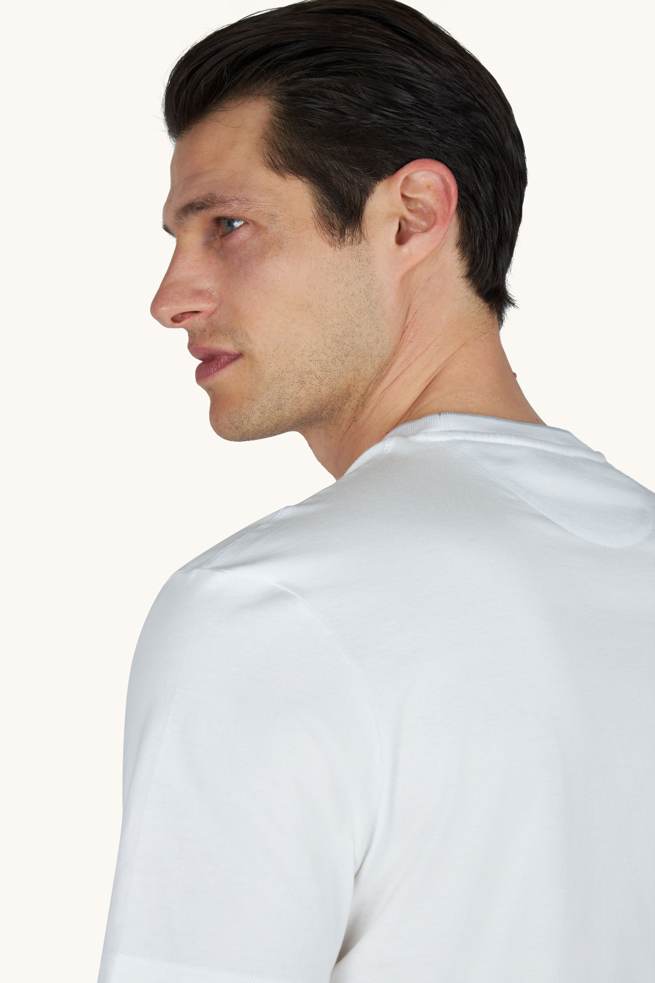 تي شيرت من جيرسي قطن مع طبعة شارك image number 3