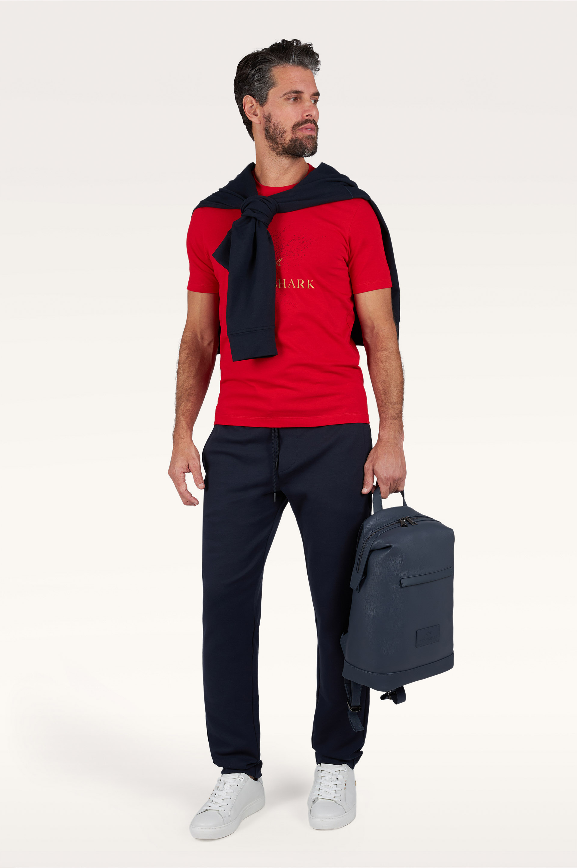 T-shirt in jersey di cotone con stampa Year of the horse image number 1