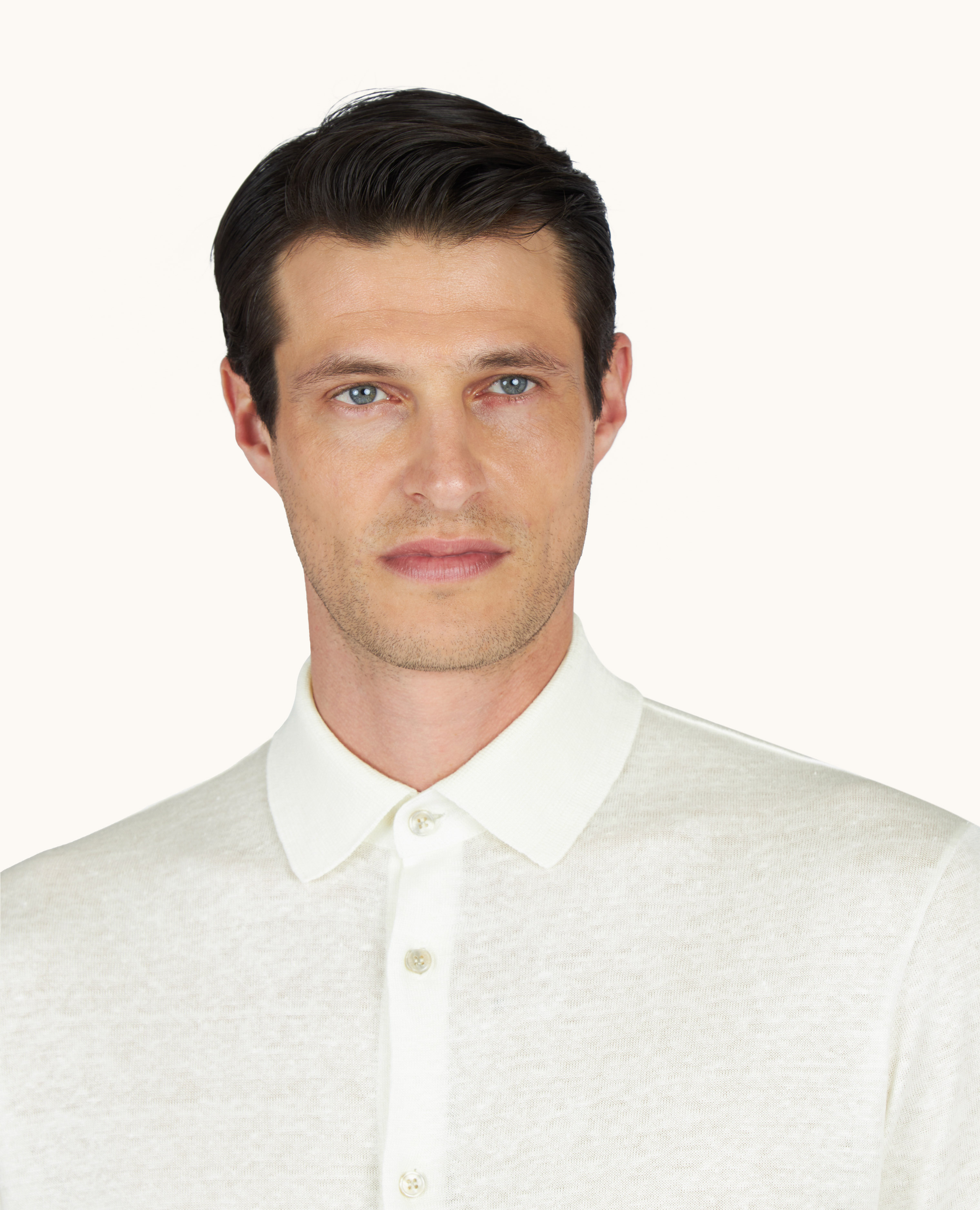 Pure linen jersey shirt image number 3