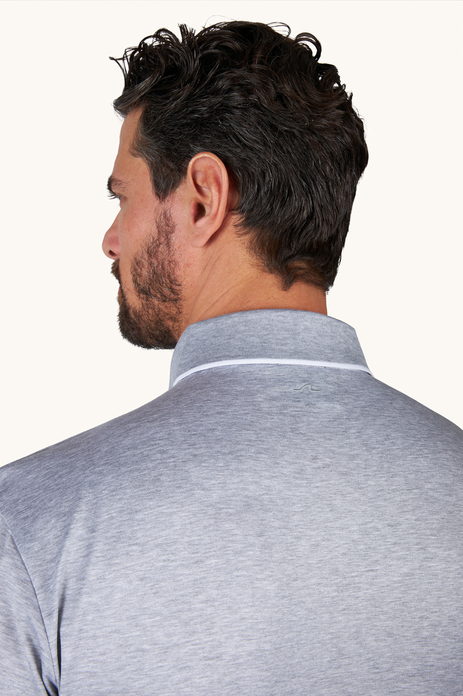 双丝光棉针织口袋 Polo 衫 image number 4