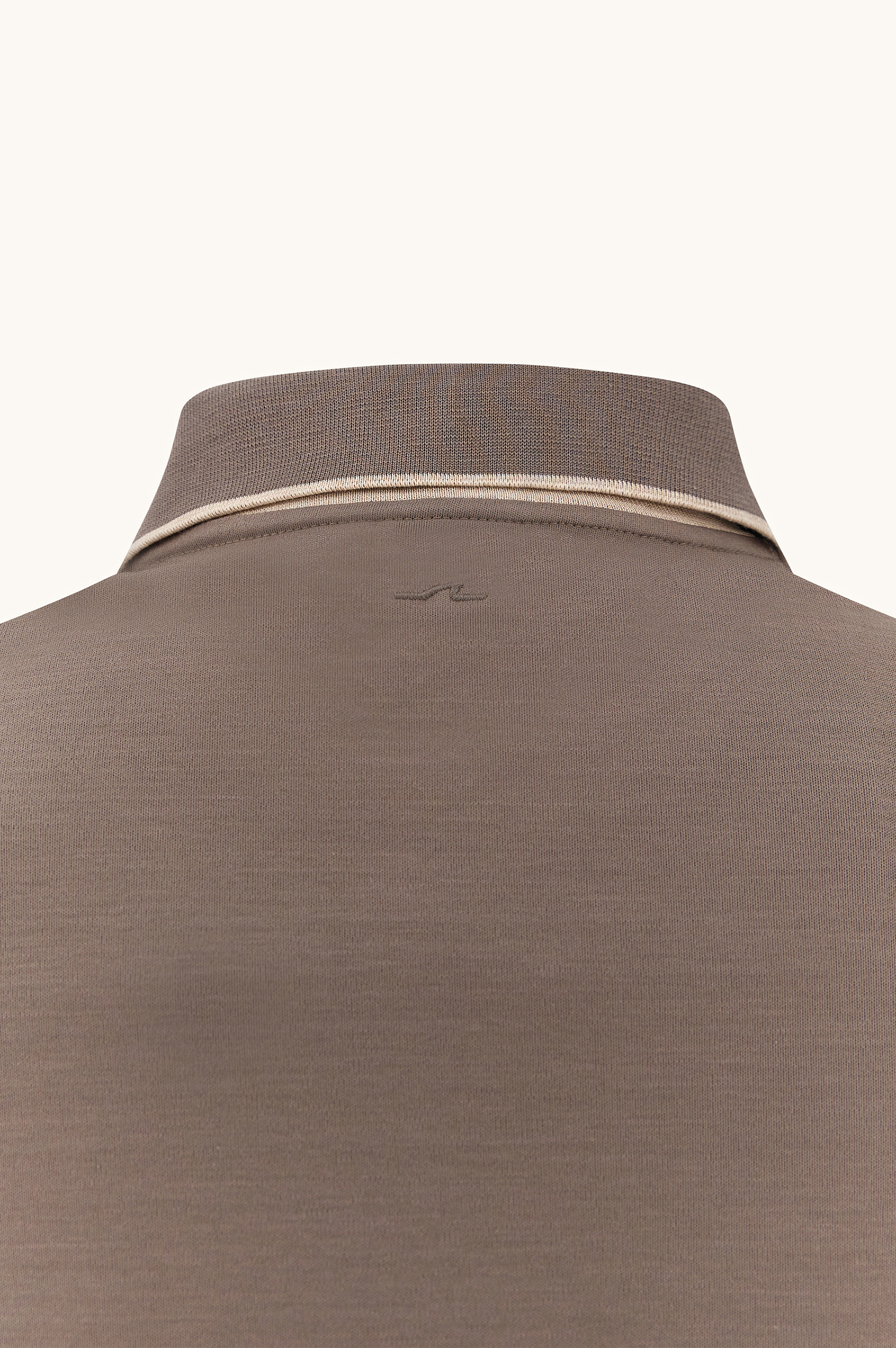 Поло из хлопка Aqua Touch с полосатой деталью image number 9