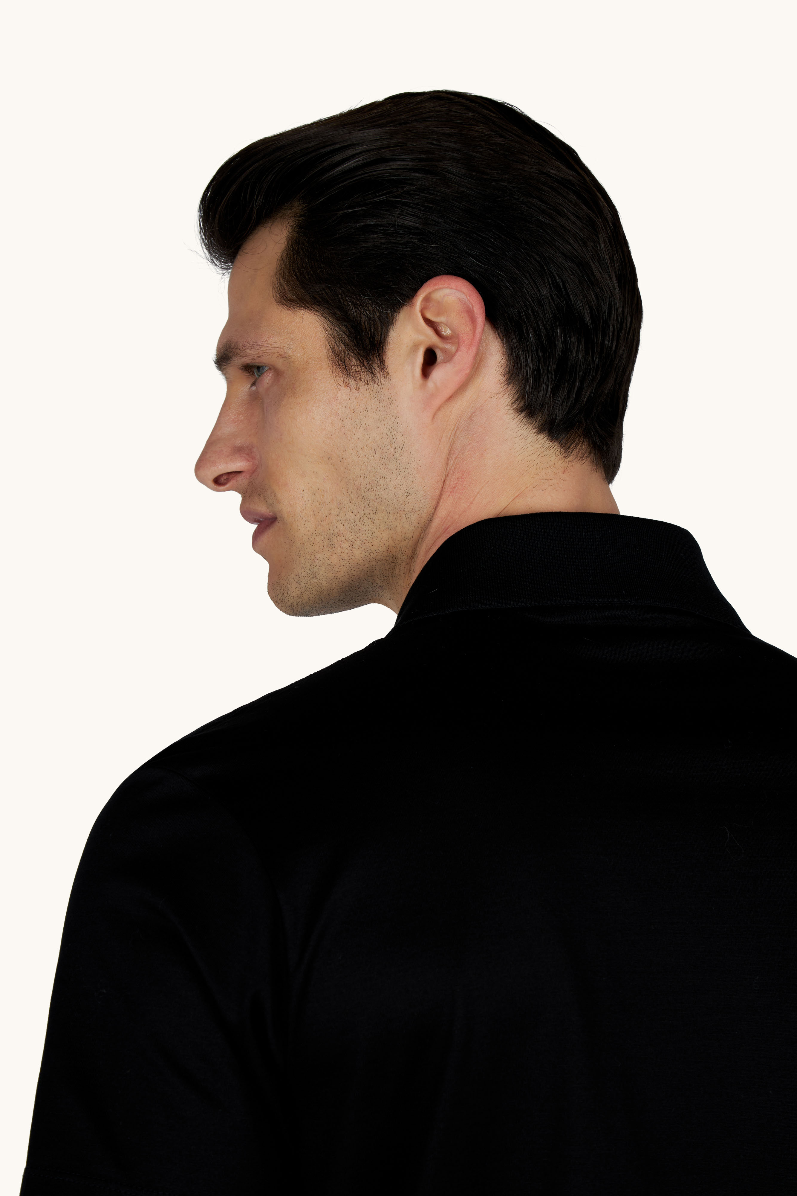 Polo in double mercerised cotton jersey image number 4