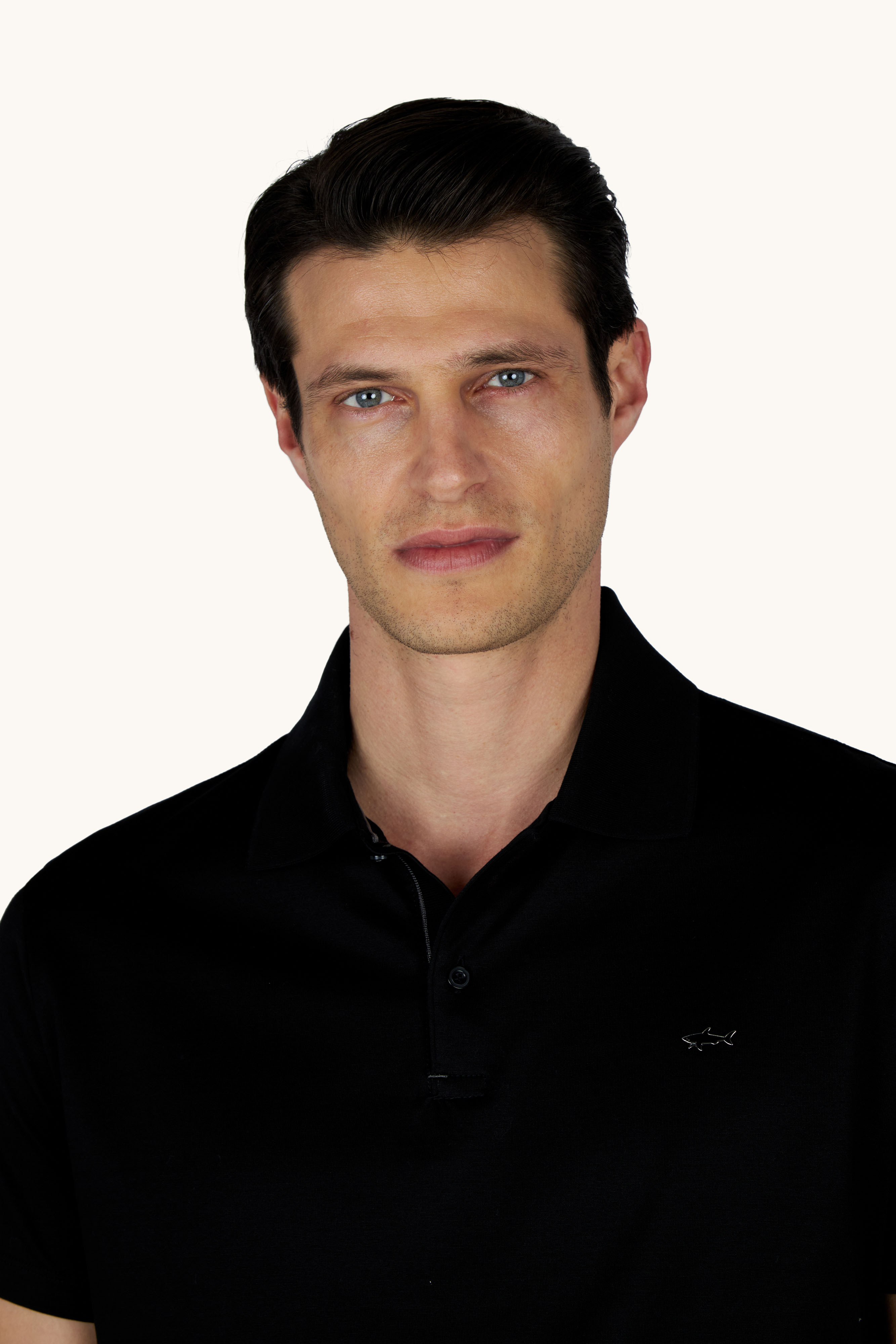 Polo in double mercerised cotton jersey image number 5