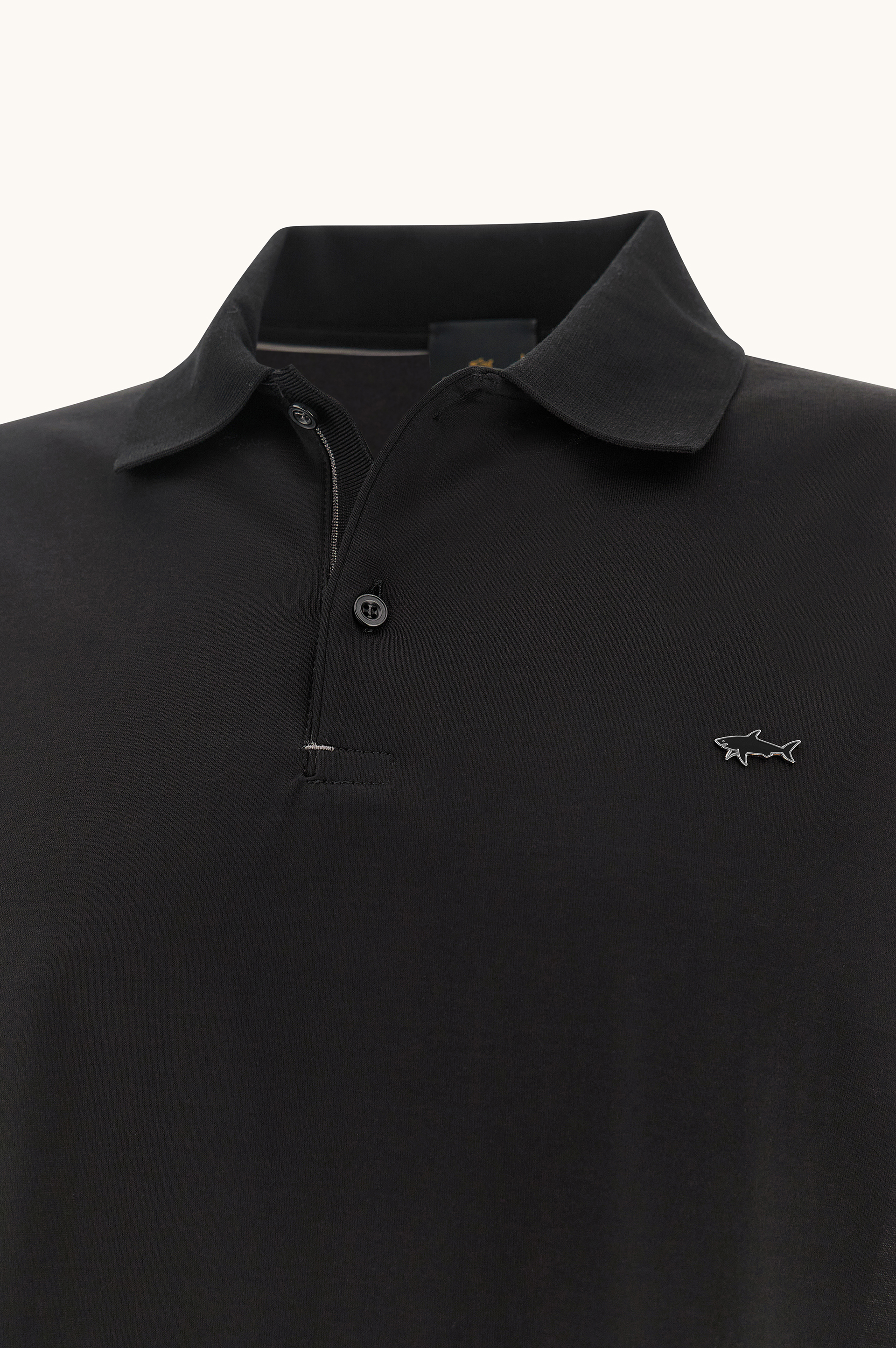 Polo in double mercerised cotton jersey image number 6