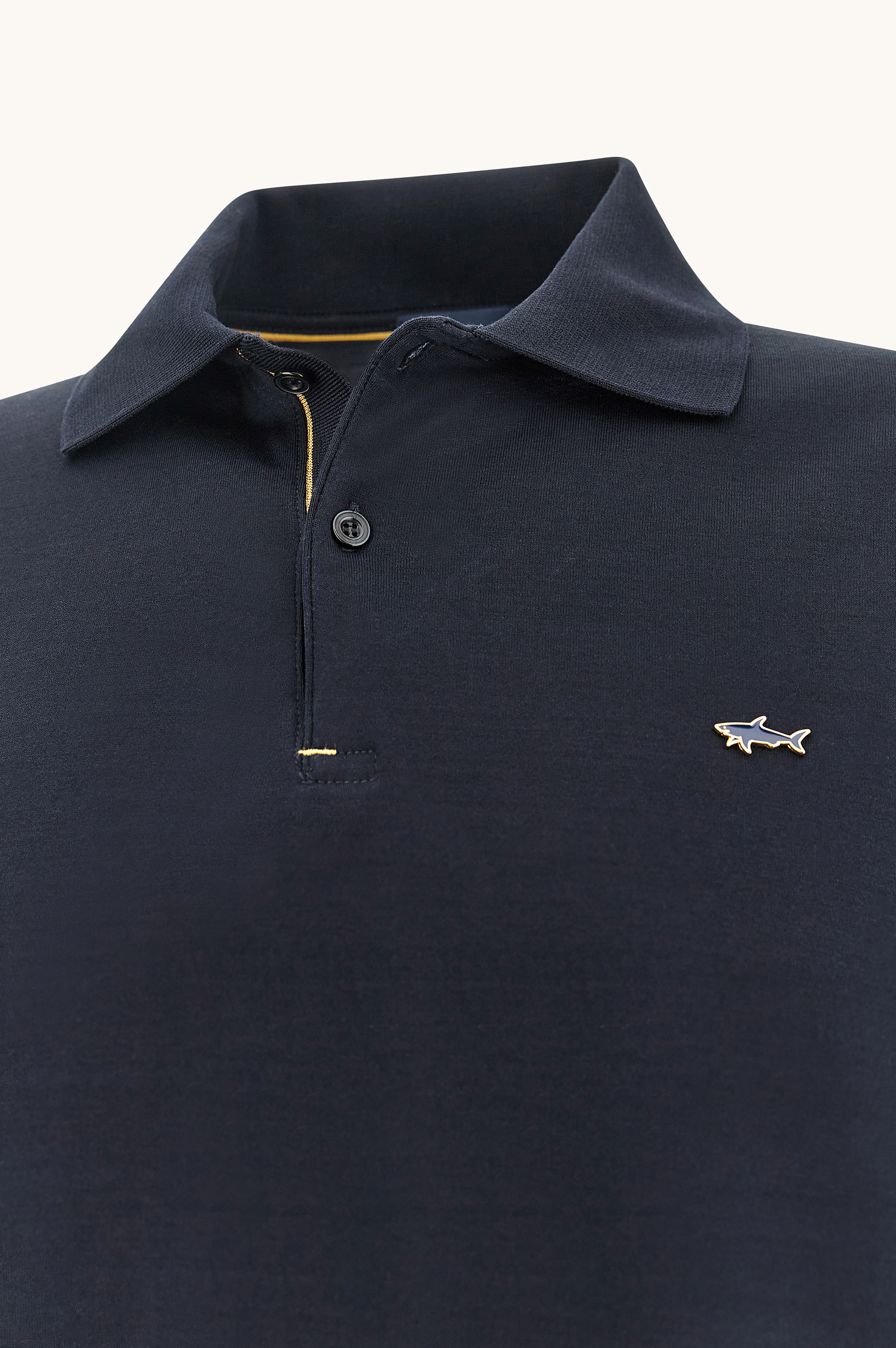 Polo in double mercerised cotton jersey image number 5