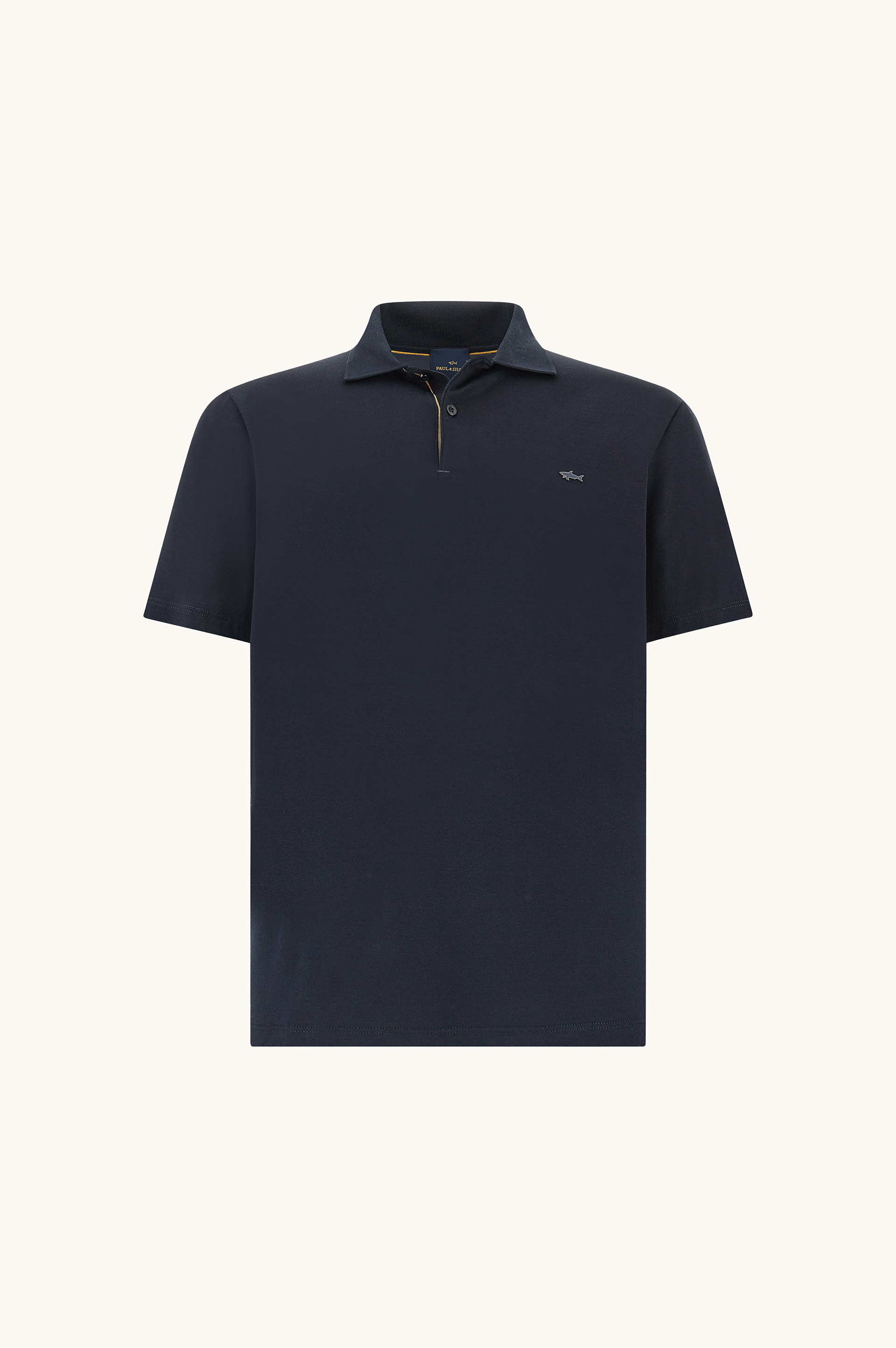 Polo in double mercerised cotton jersey image number 1