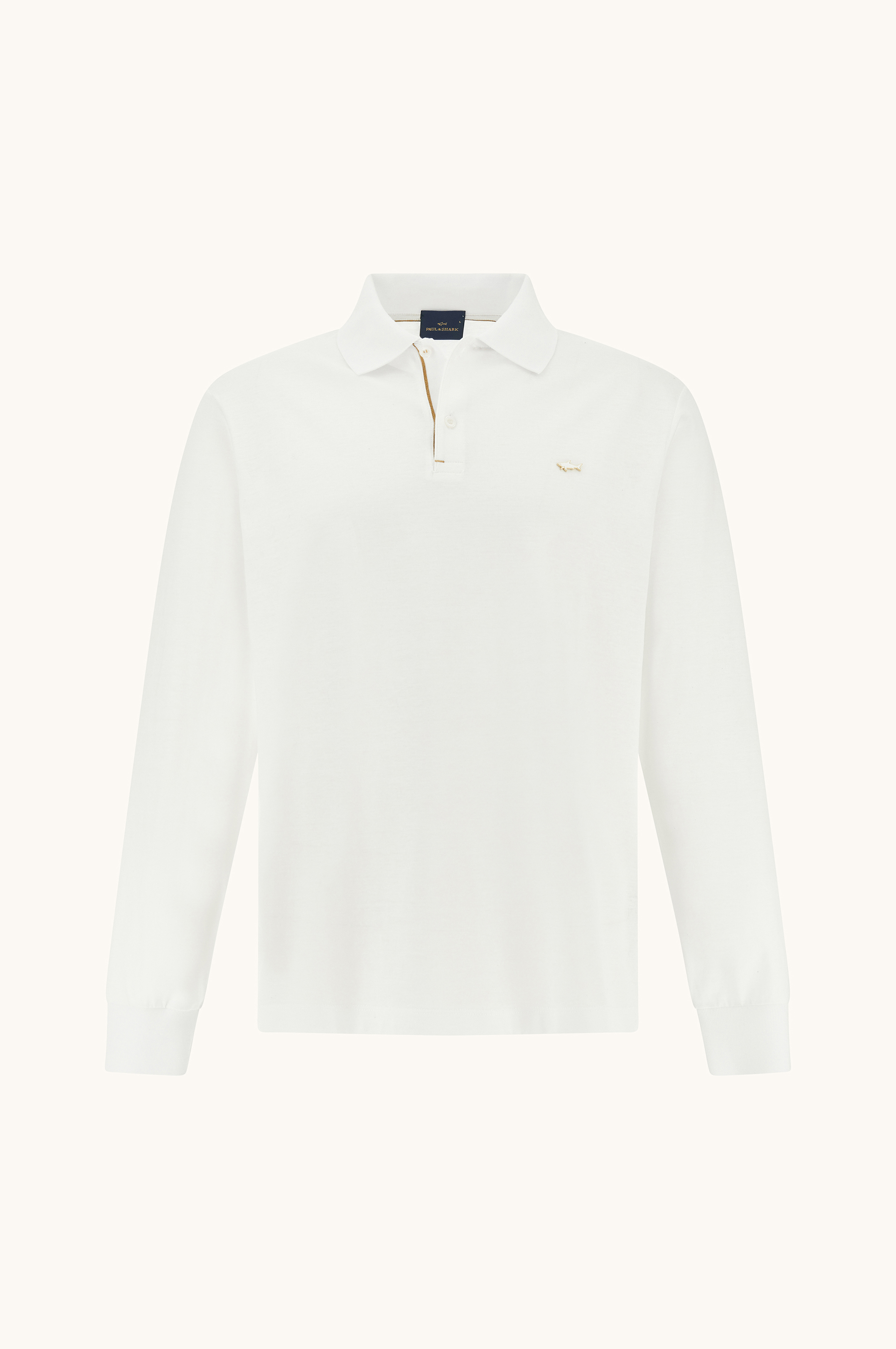 Polo en jersey de coton double merceris&eacute; image number 0