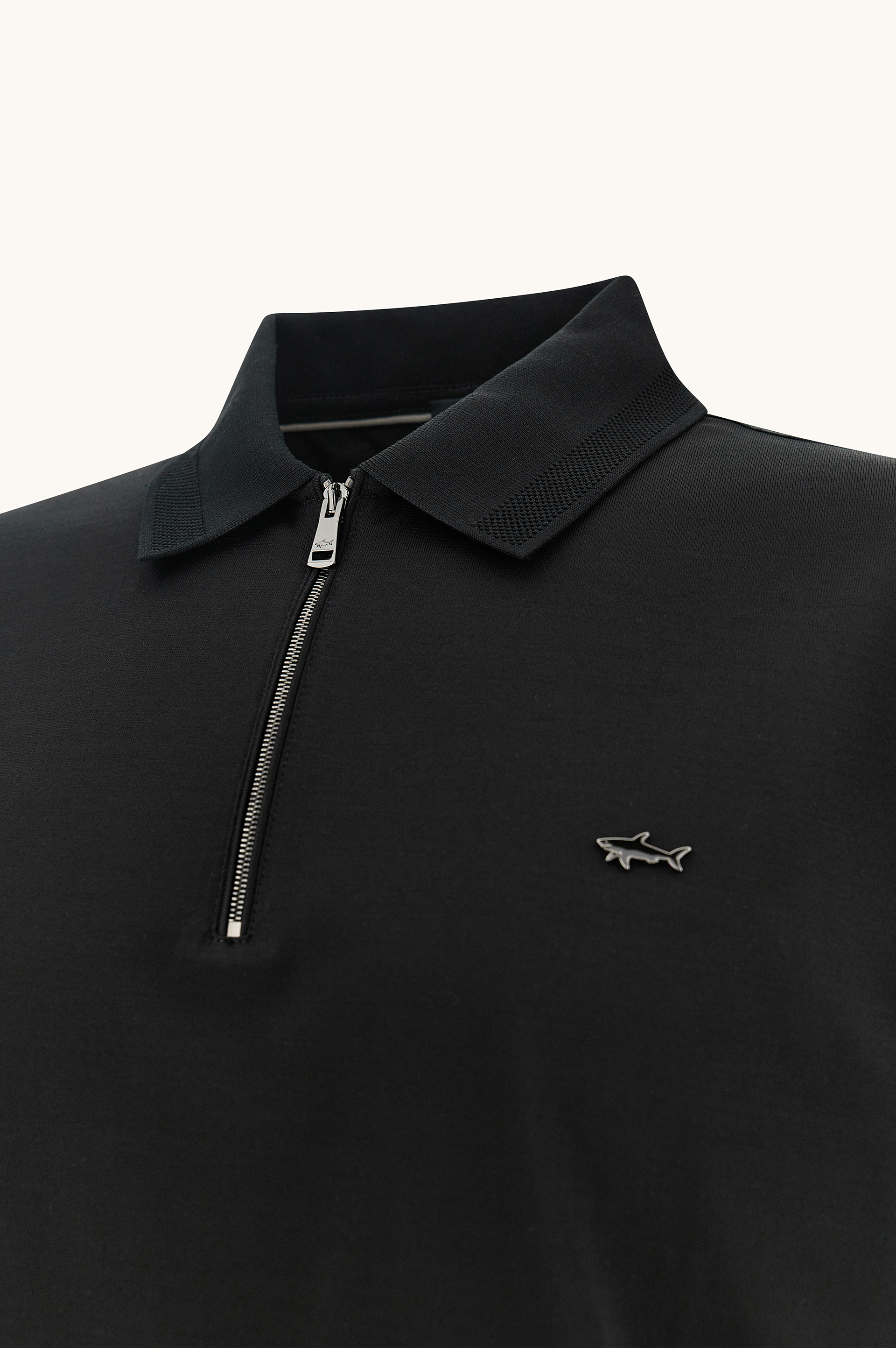 Polo mit Rei&szlig;verschluss aus doppelt mercerisiertem Baumwolljersey image number 6