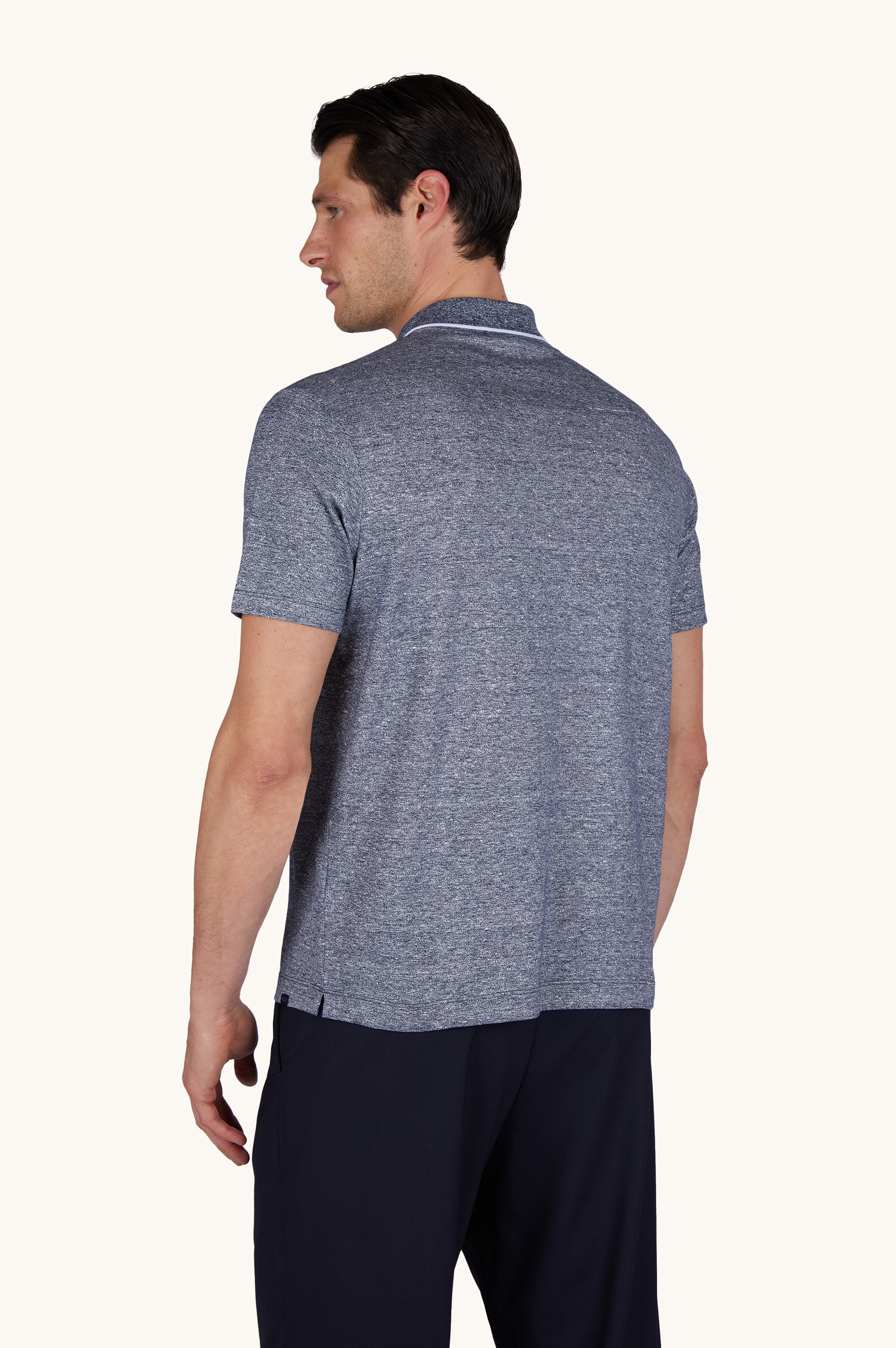 亚麻棉 Polo衫 image number 3