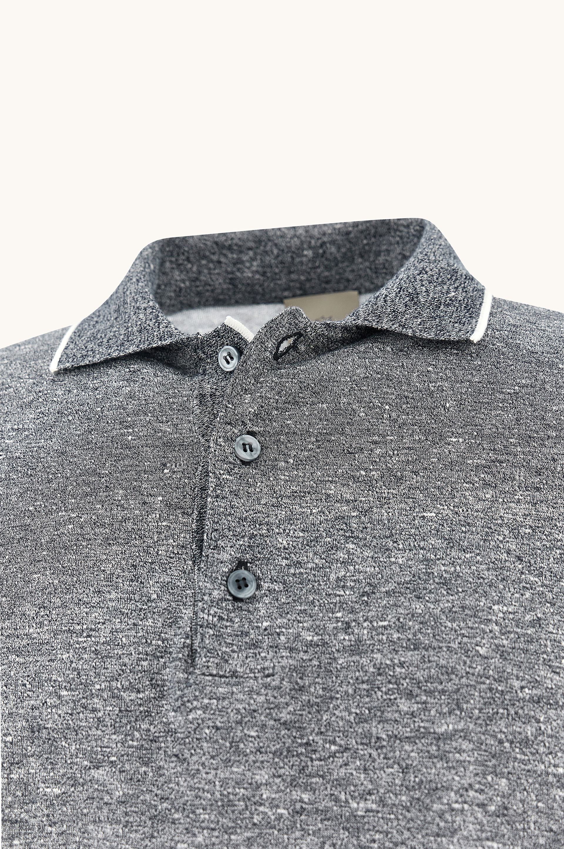 亚麻棉 Polo衫 image number 6