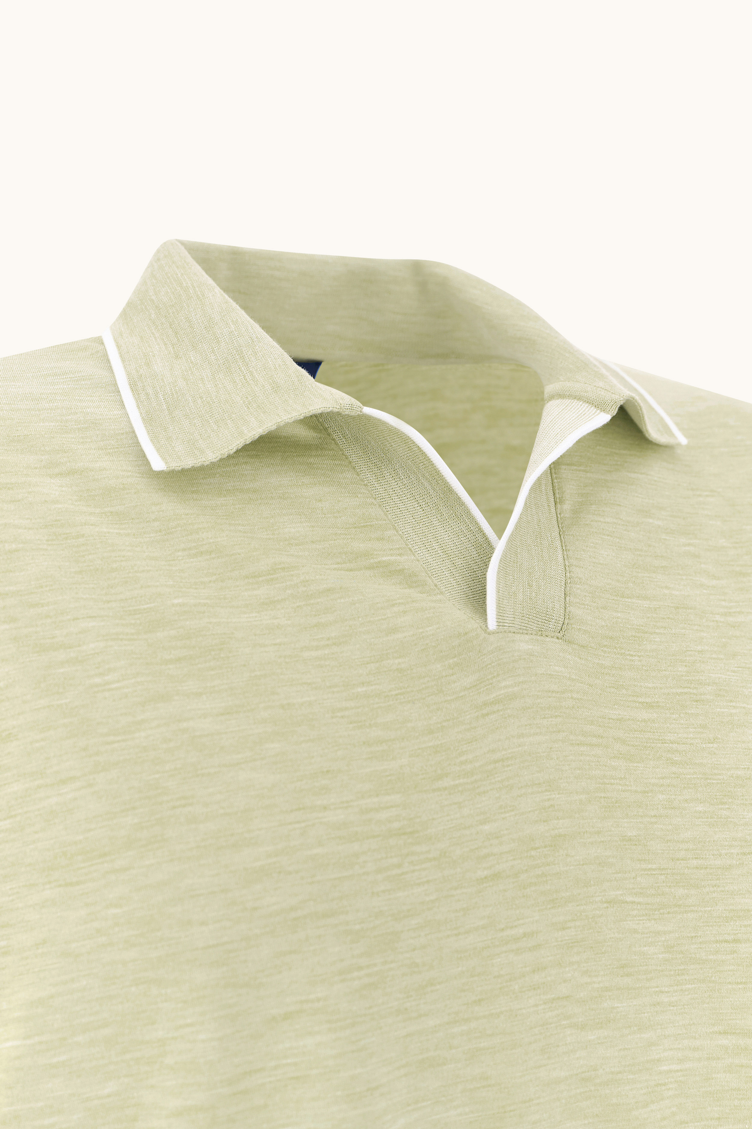 棉丝开领 Polo衫 image number 6