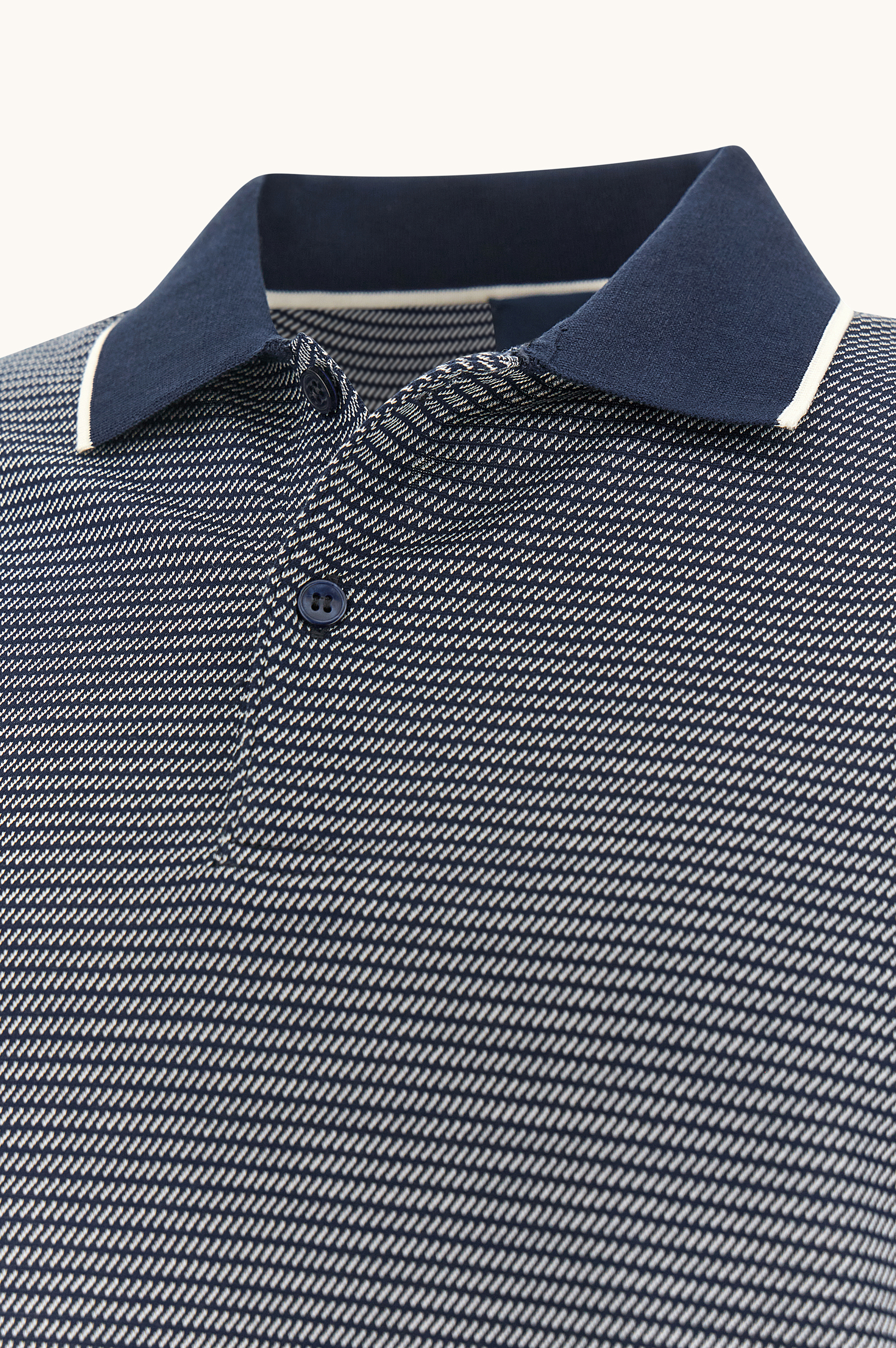 双丝光棉针织 Polo衫 image number 6