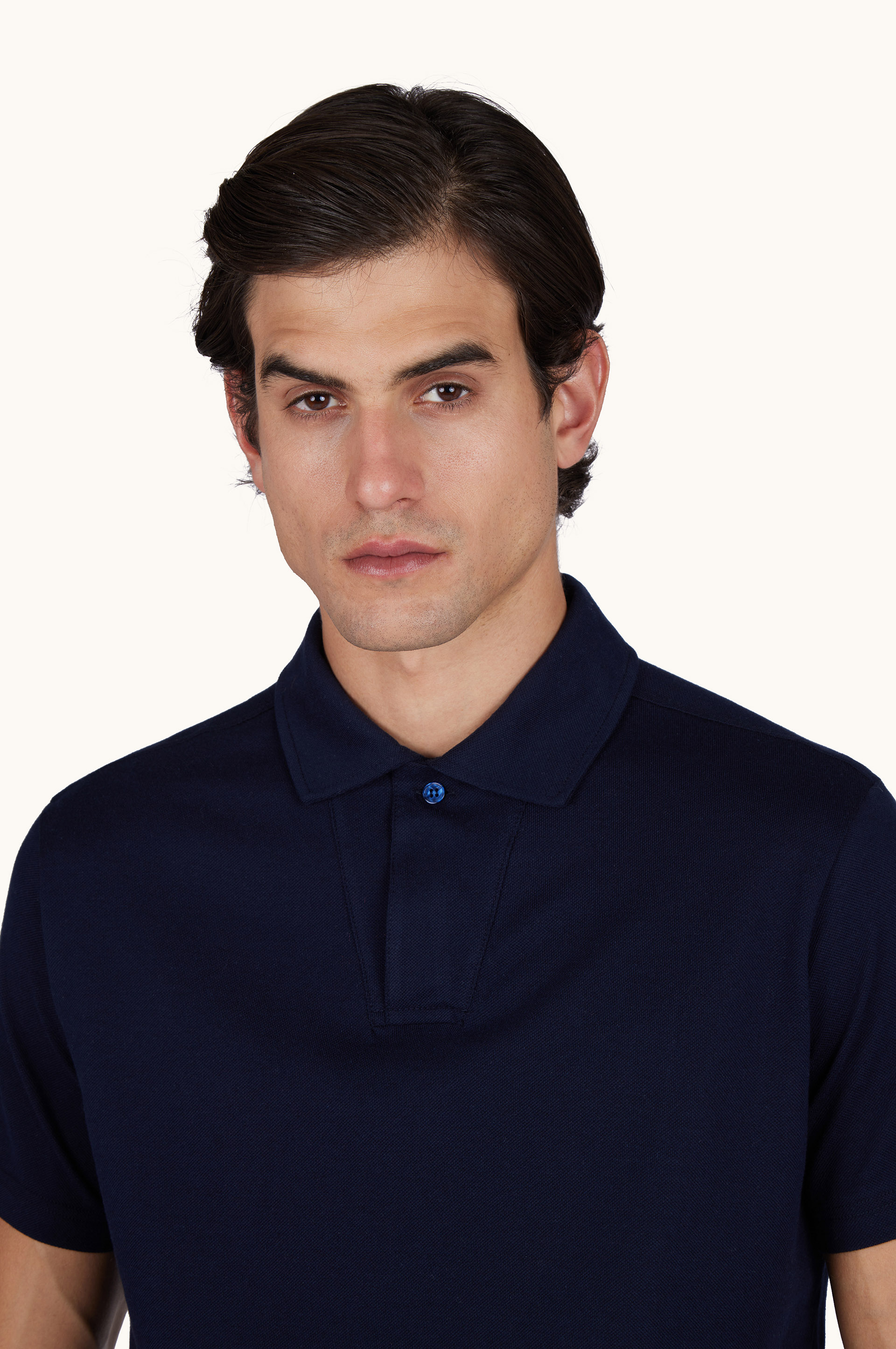 Polo in cotton and cashmere image number 3
