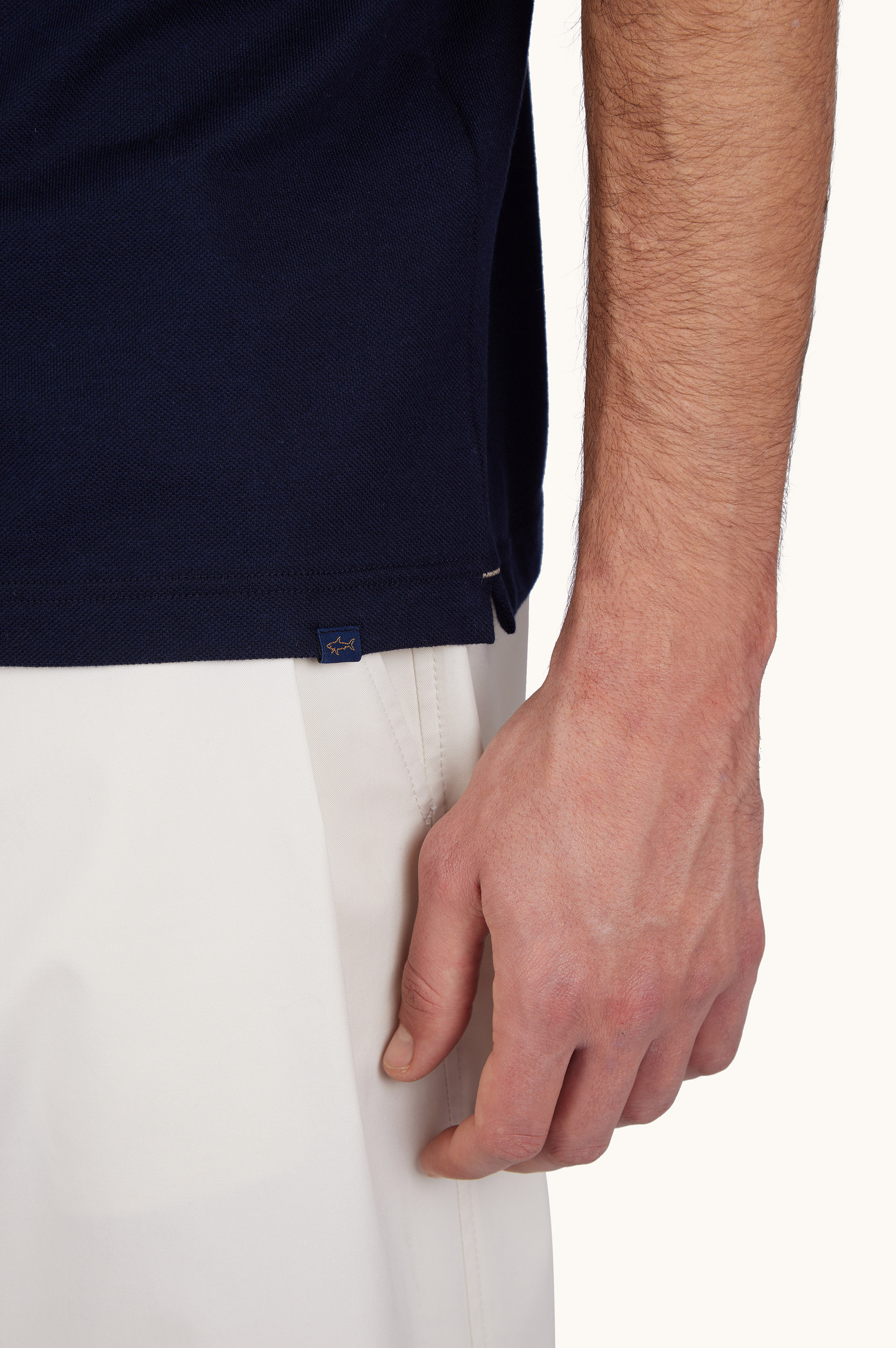 Polo in cotton and cashmere image number 4