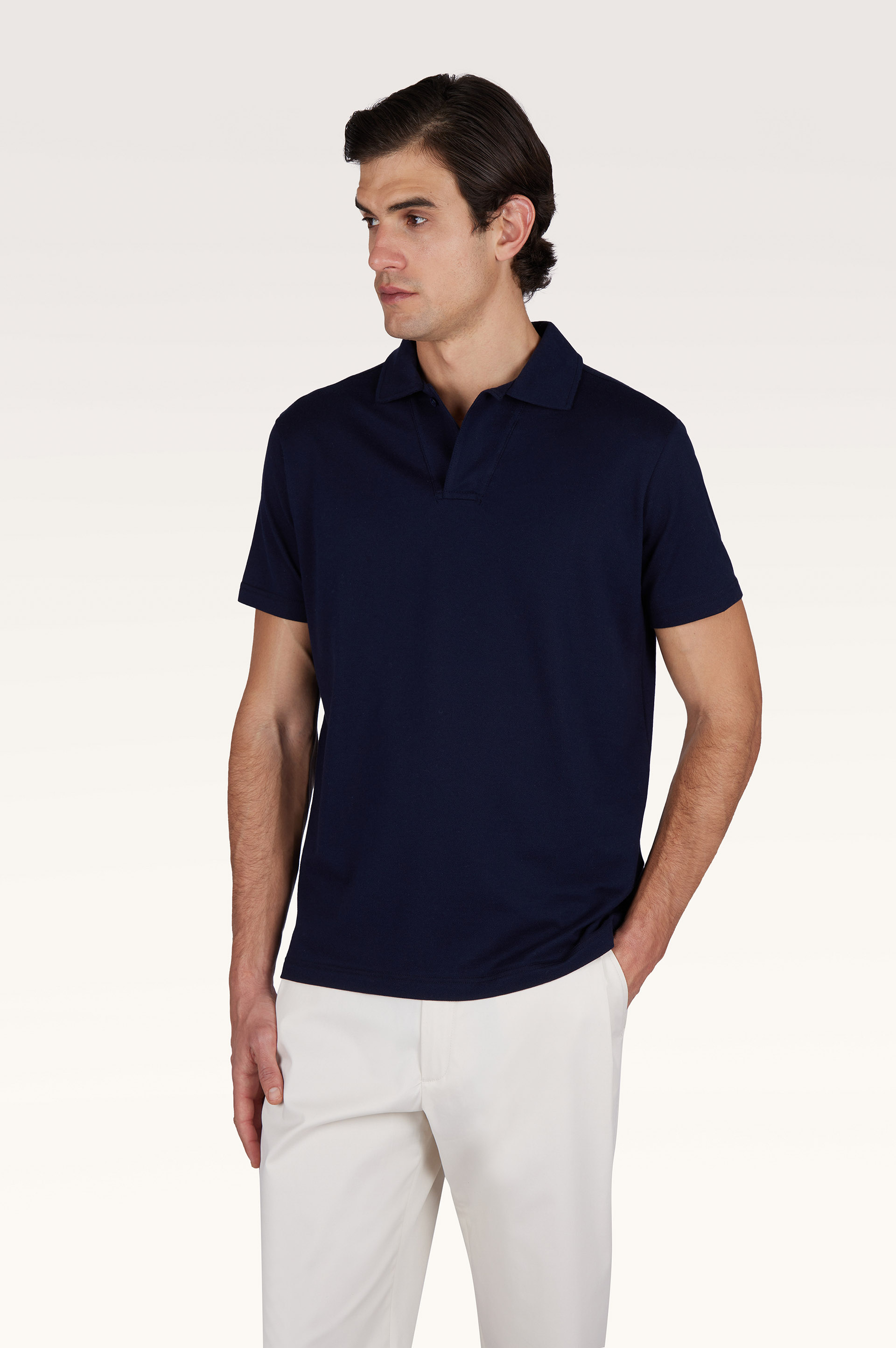 Polo in cotton and cashmere image number 0
