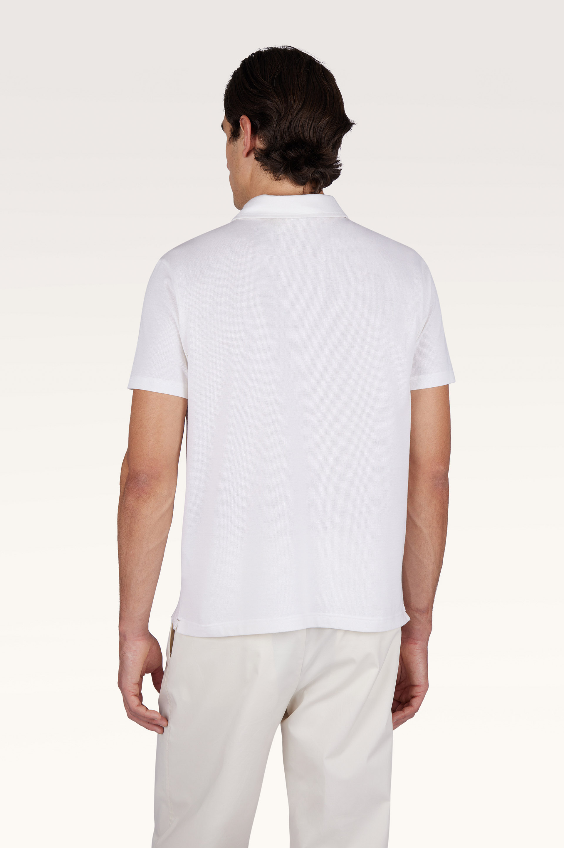 Polo en coton et cachemire image number 2