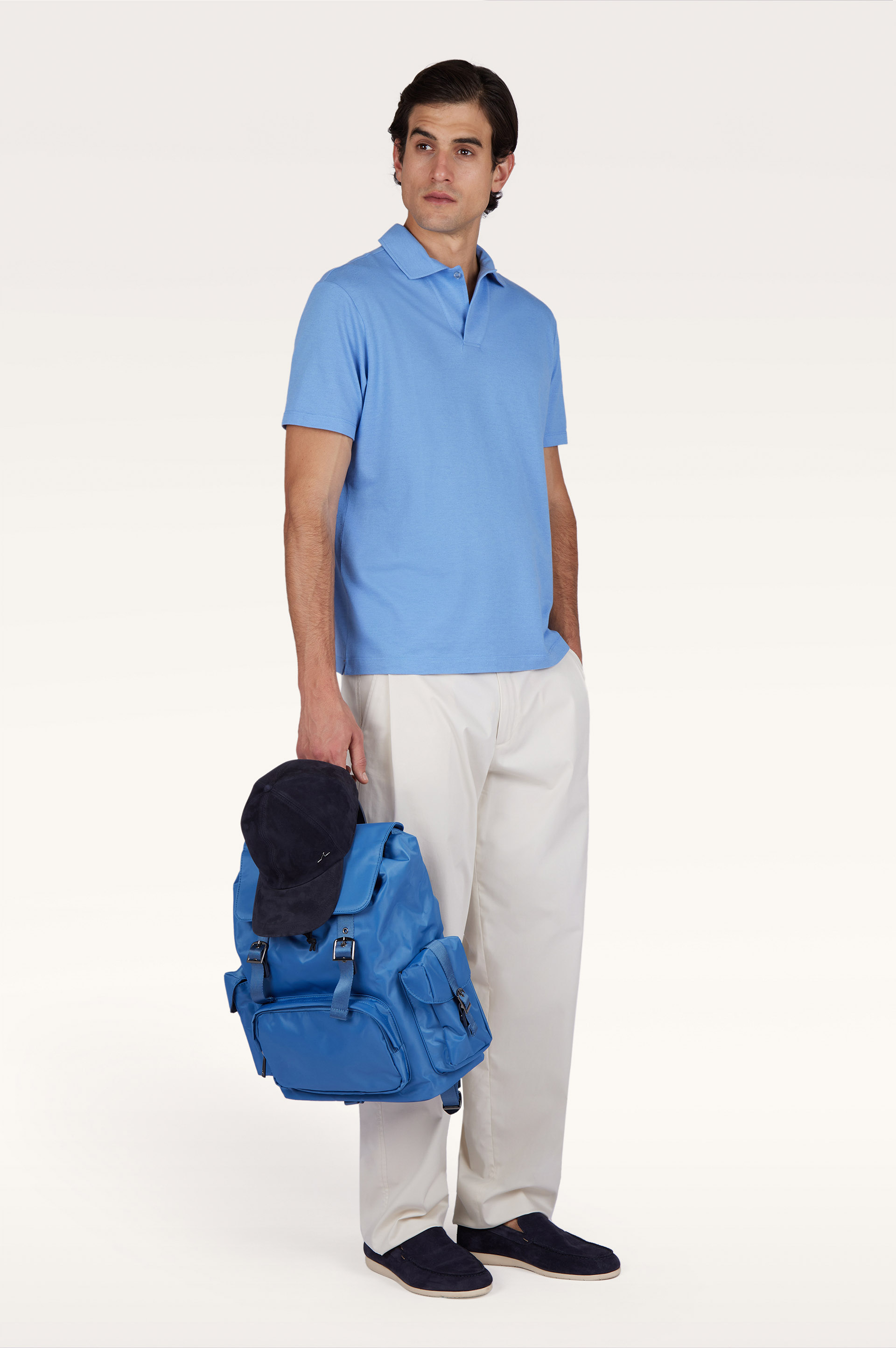 Polo in cotton and cashmere image number 1