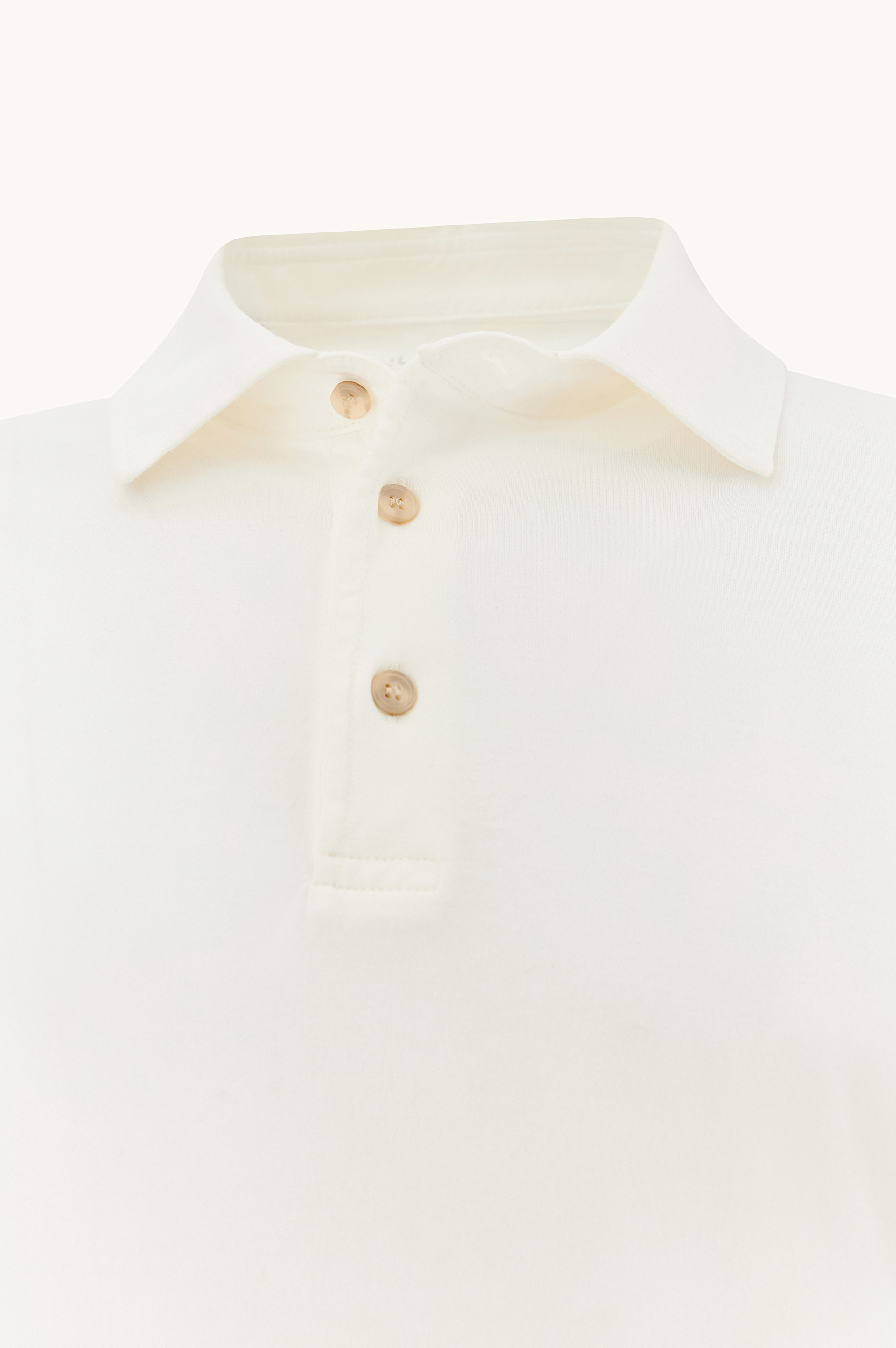 Polo shirt in garment‑dyed Suvin cotton image number 5